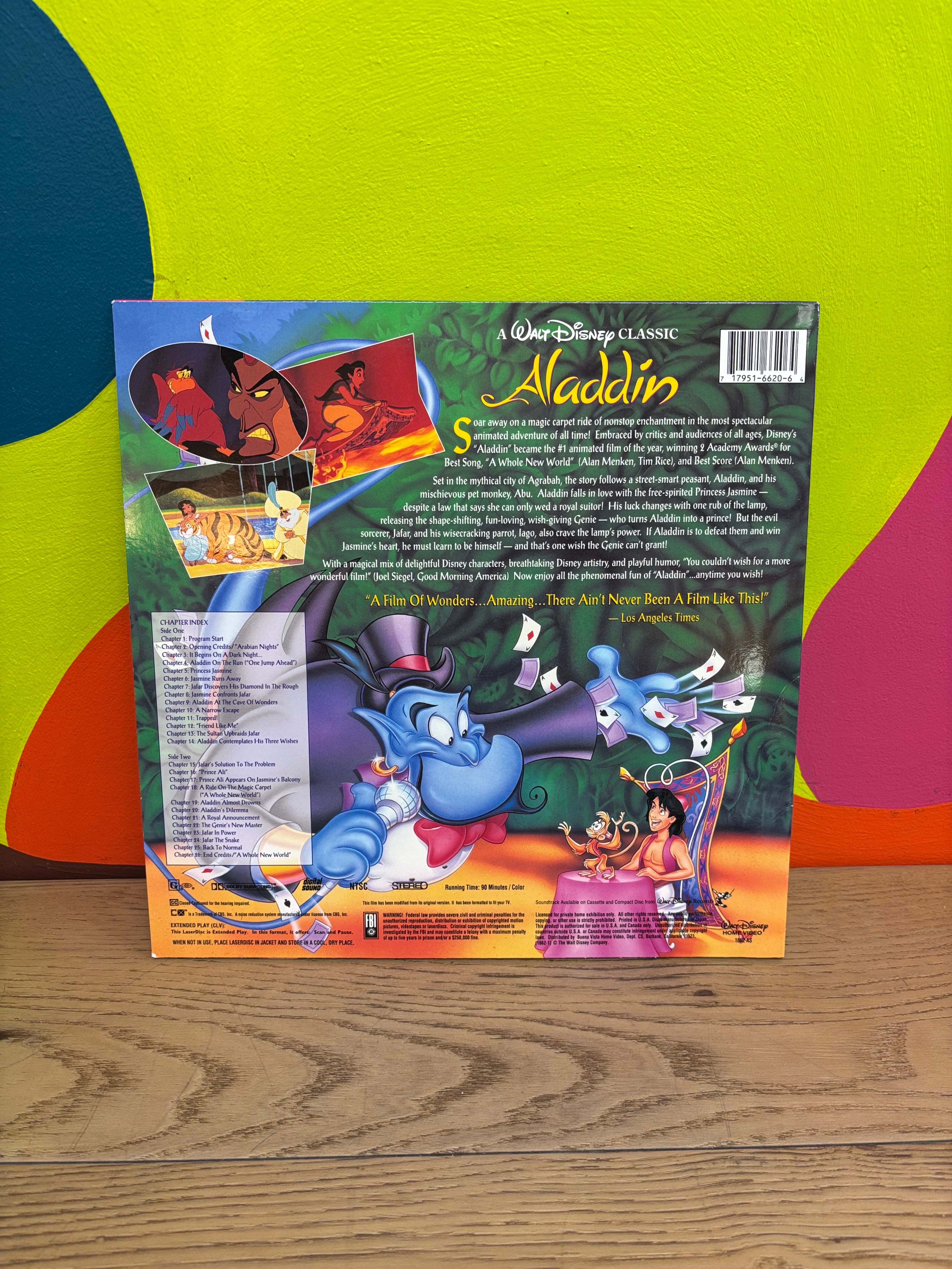 Laserdisc Movie - Aladdin