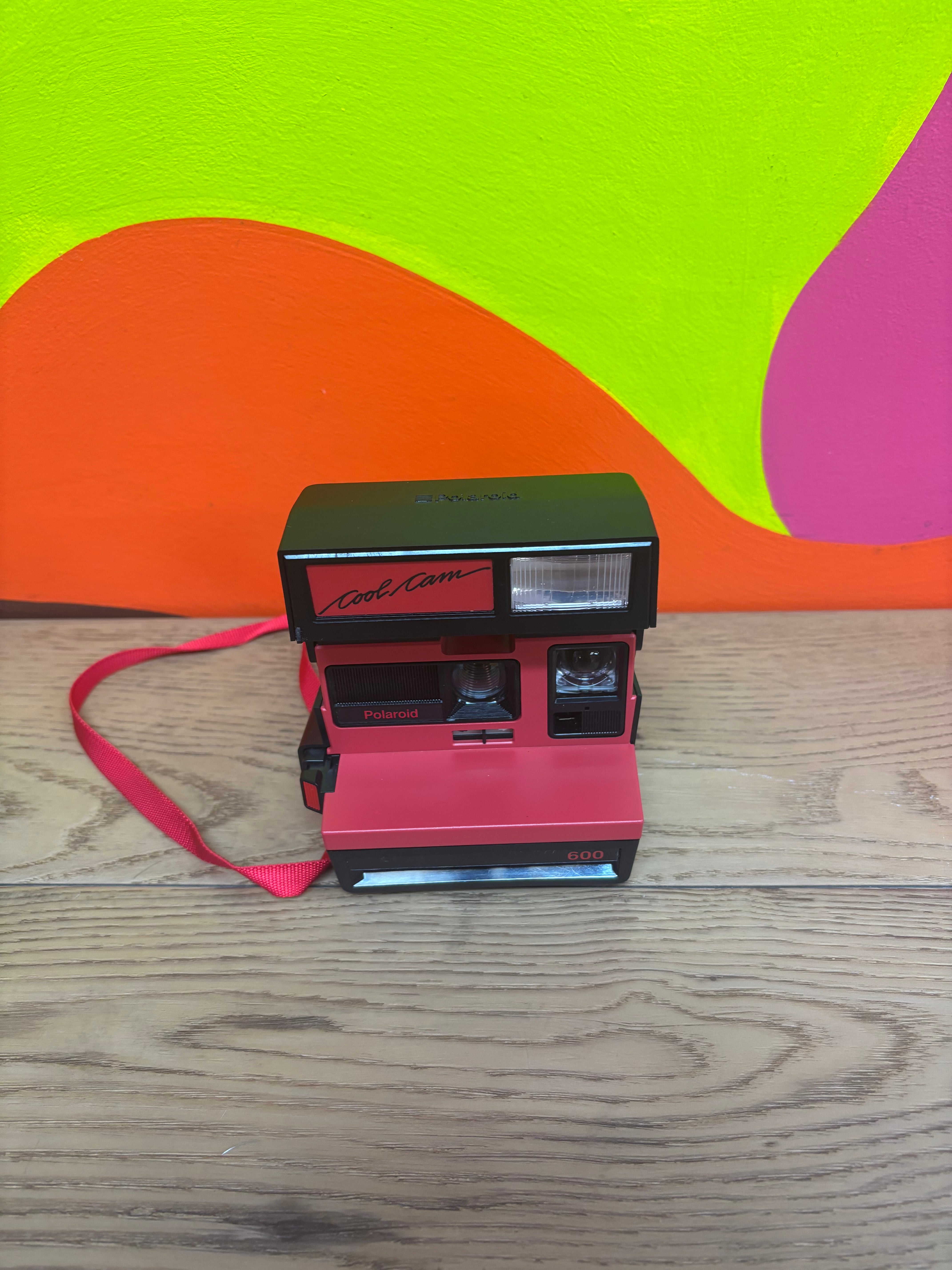 Red Polaroid Cool Cam 600