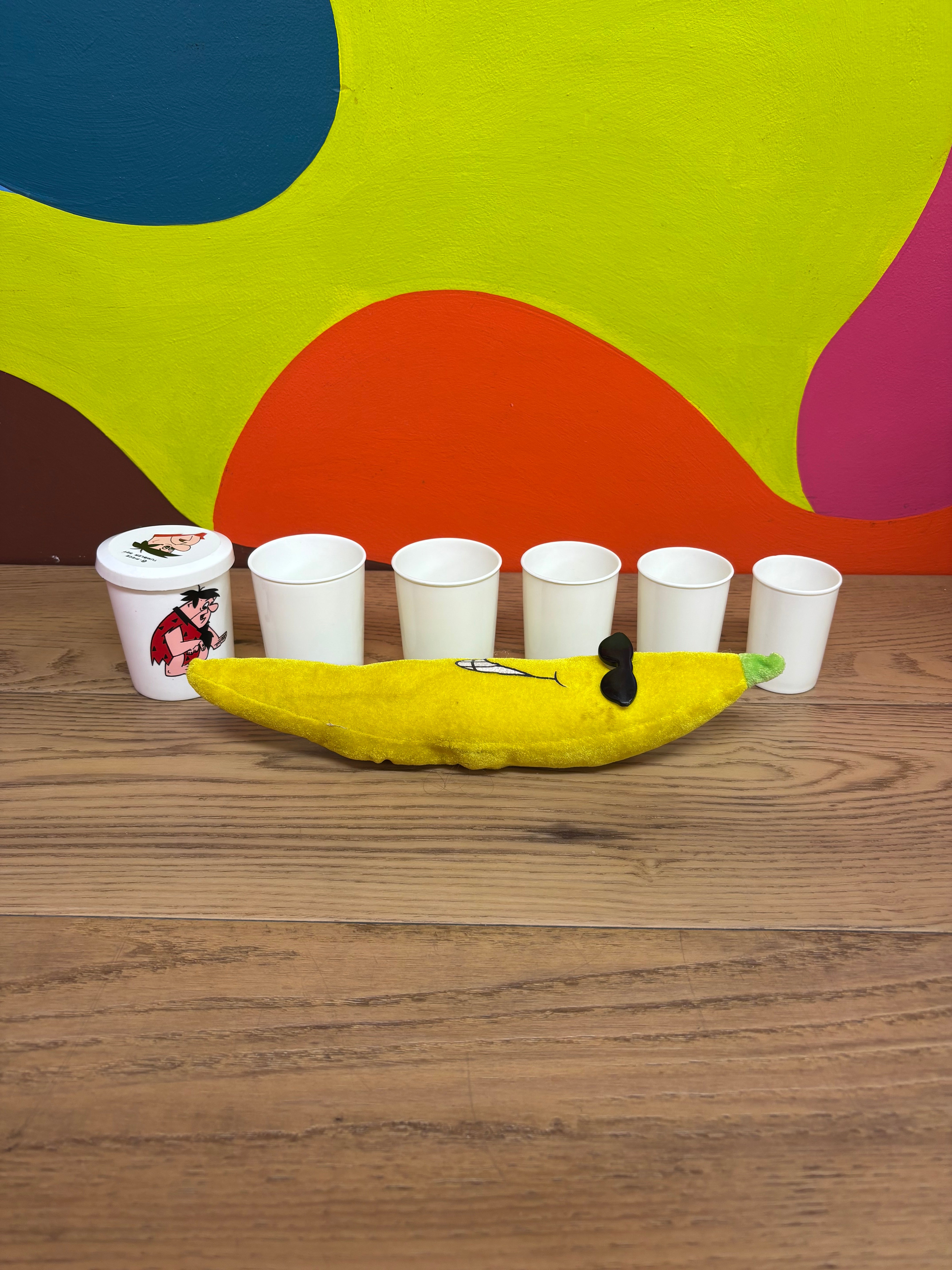 6 Piece Flintstones Tumbler Set