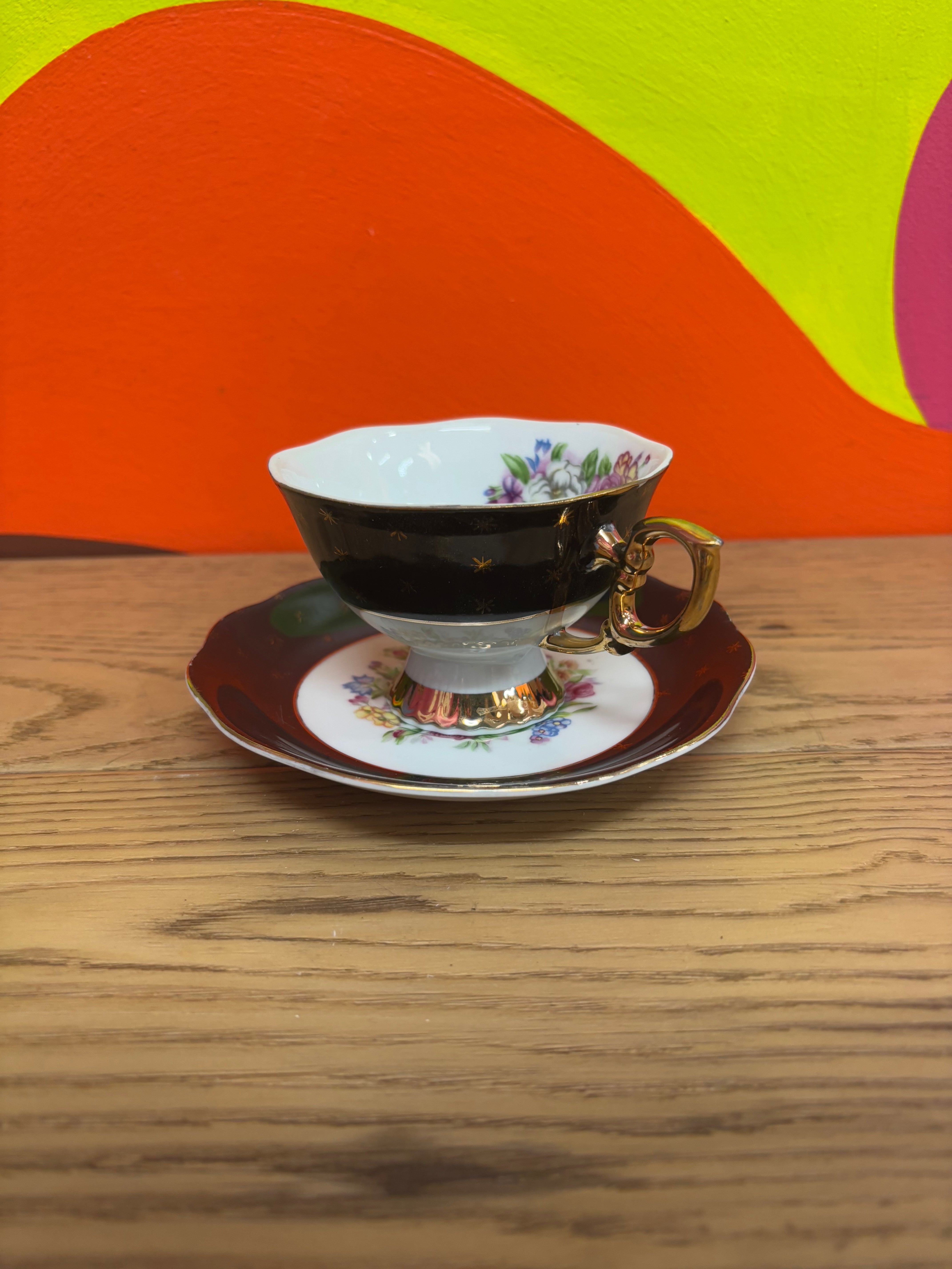 Shafford China Teacup and Saucer