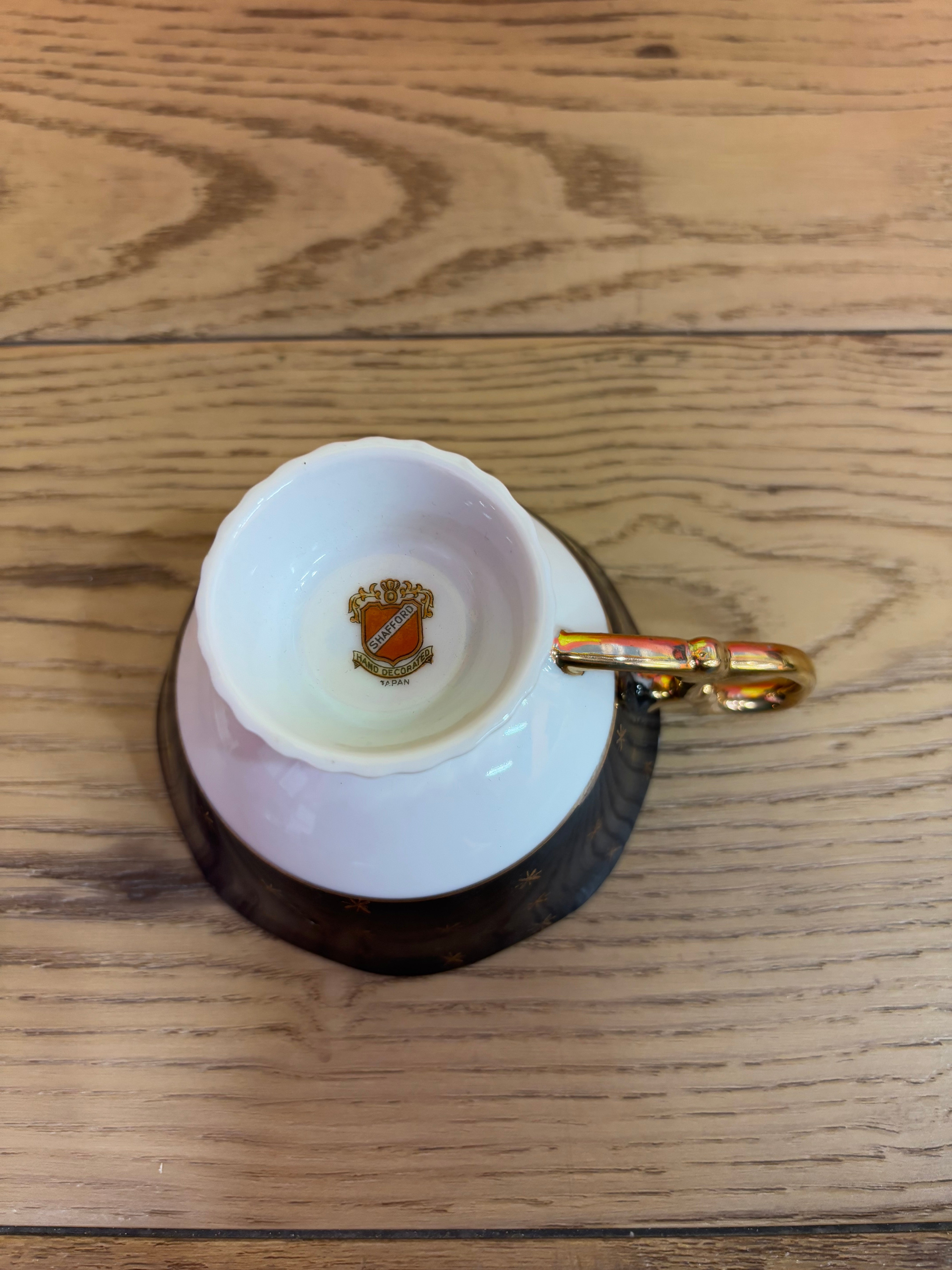 Shafford China Teacup and Saucer
