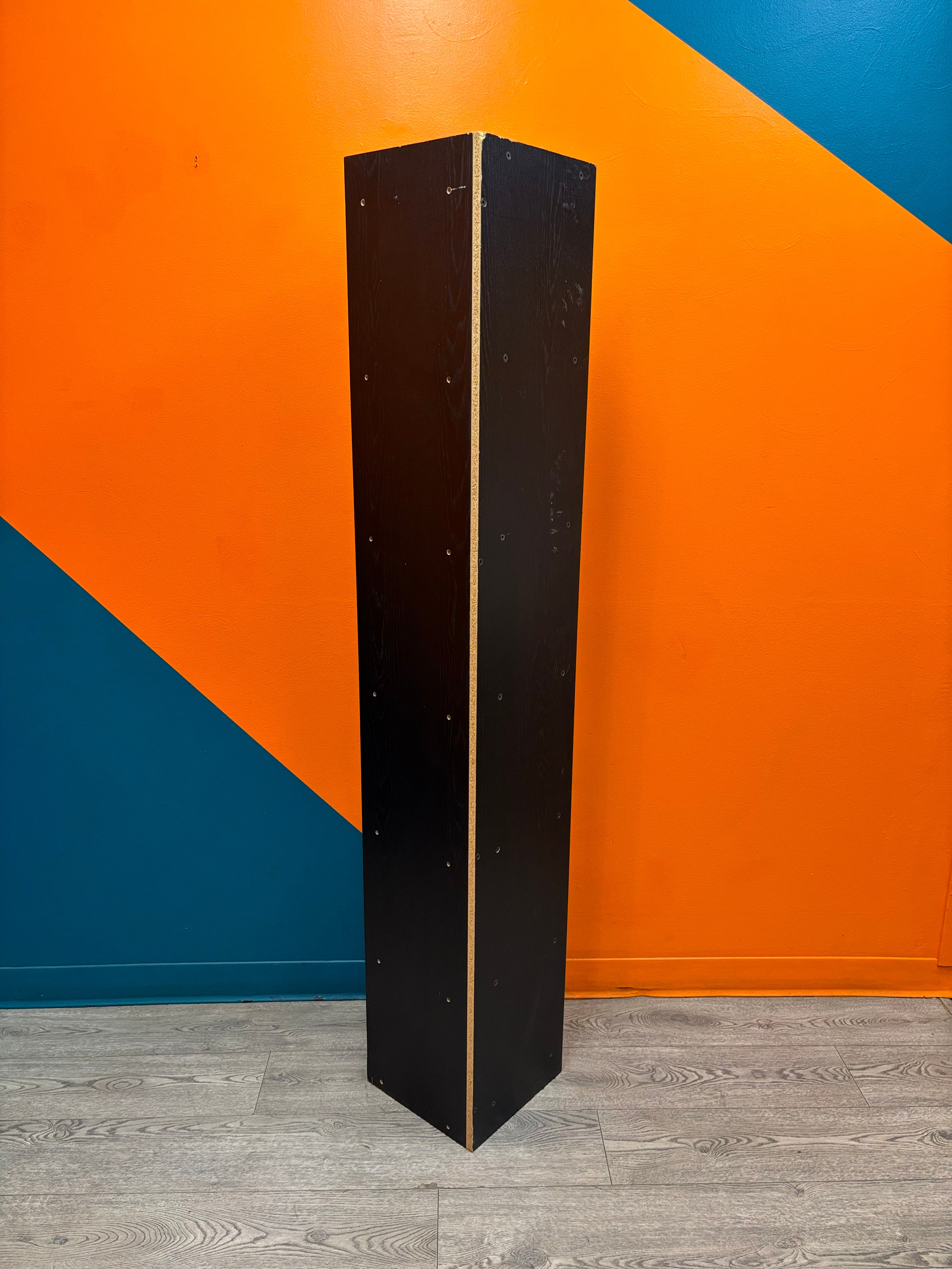 Black Tall Corner Shelf