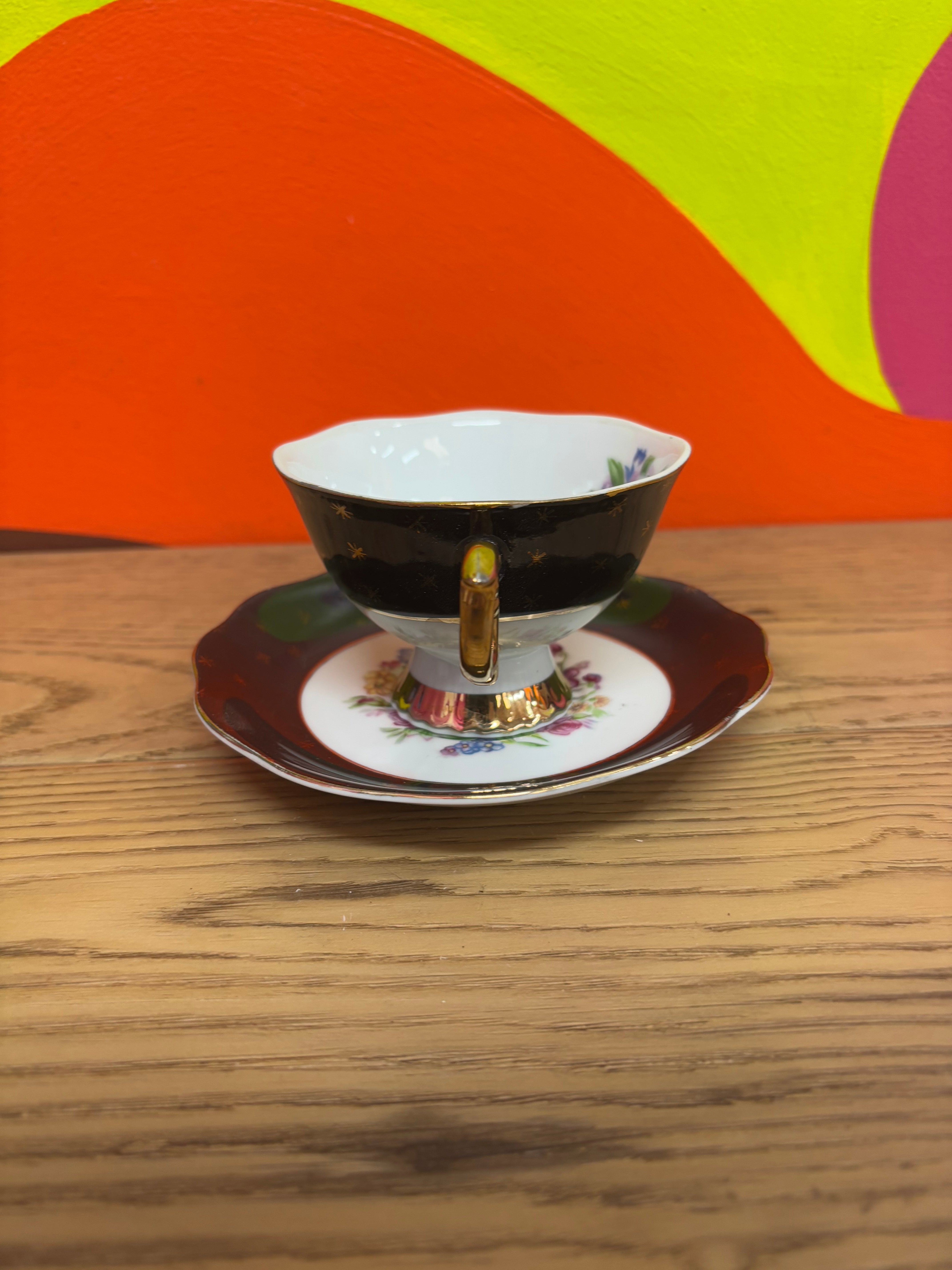 Shafford China Teacup and Saucer