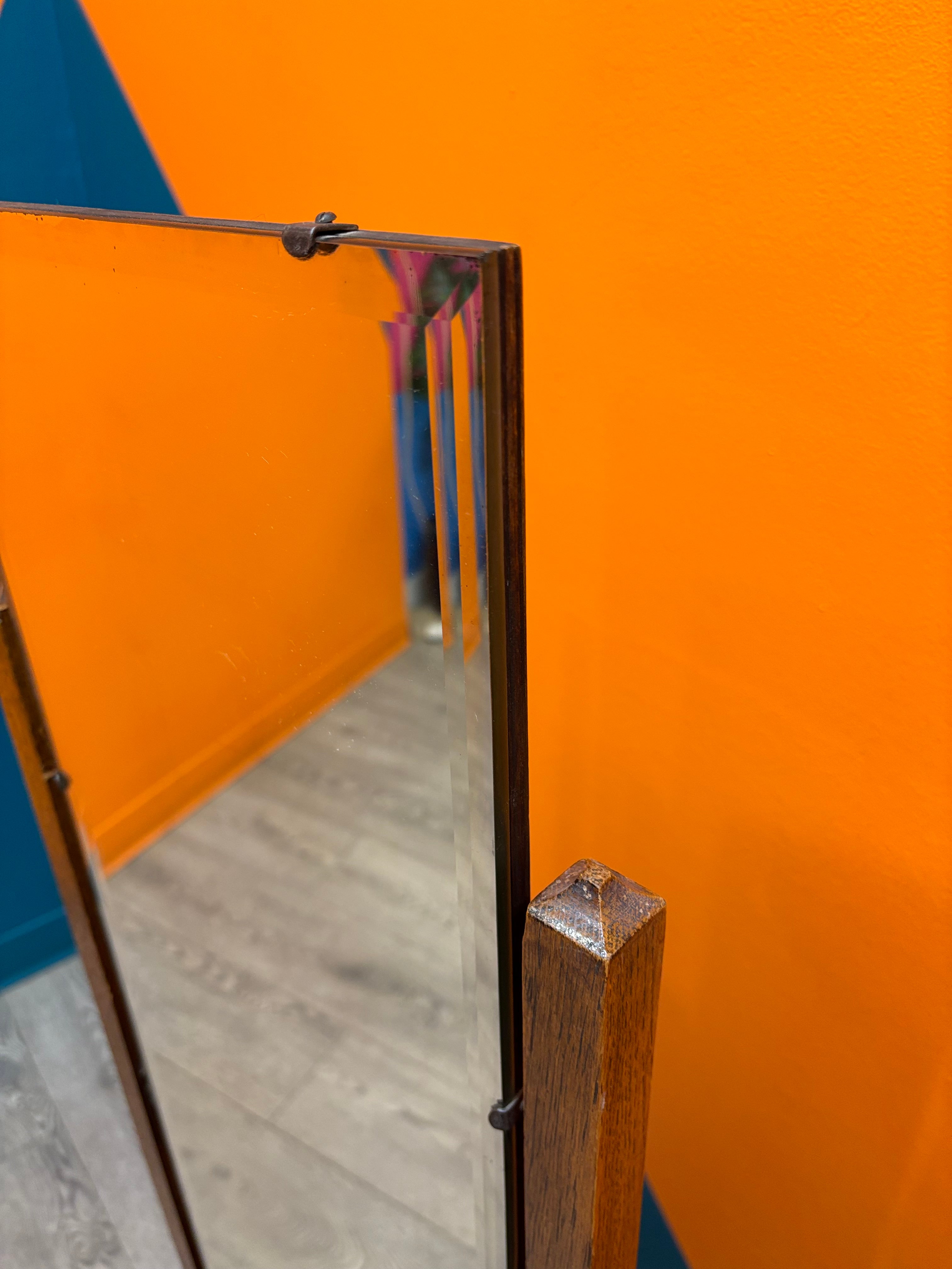 Wood Cheval Mirror