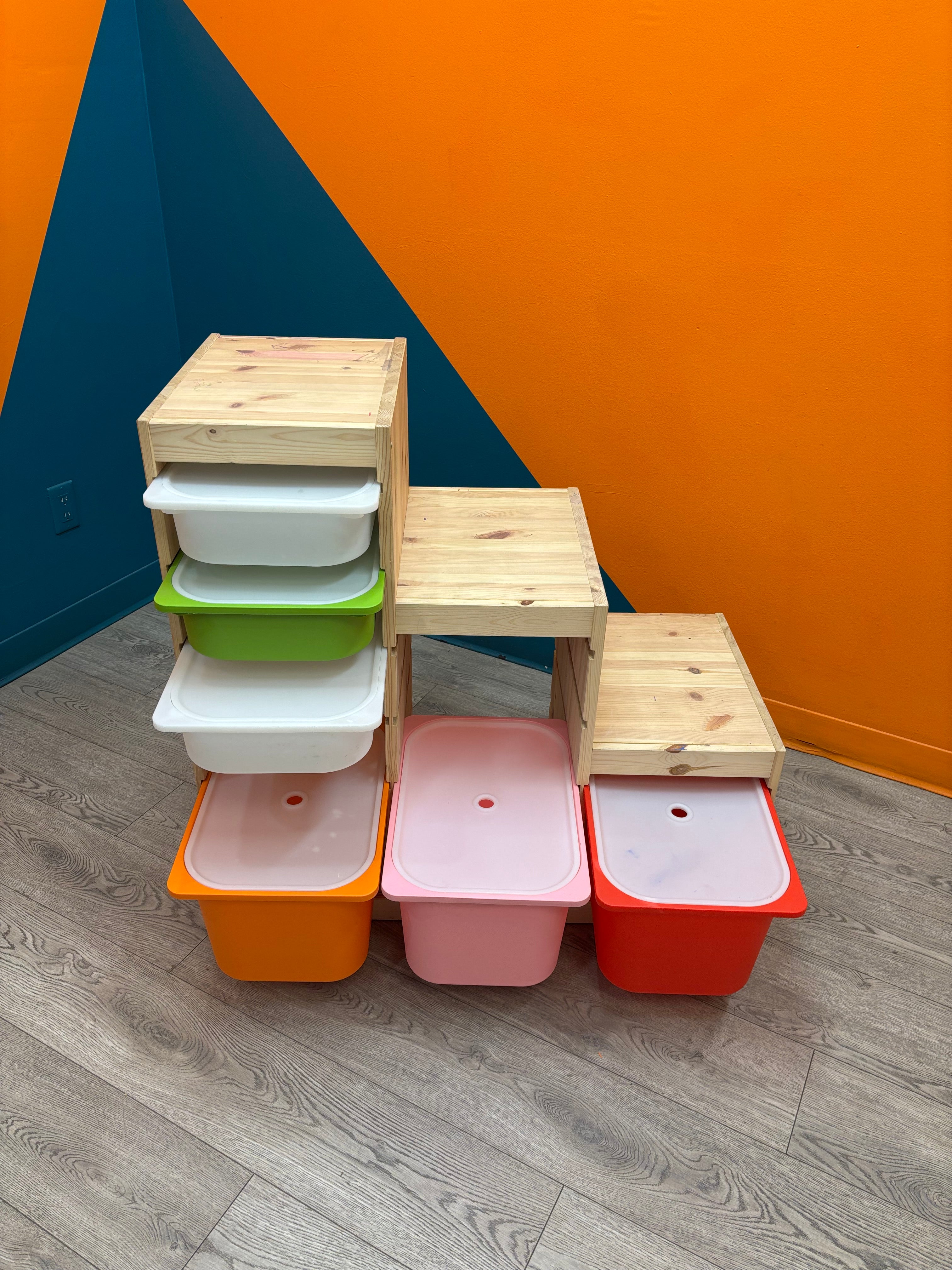 Wood Staircase Storage (TROFAST) - IKEA