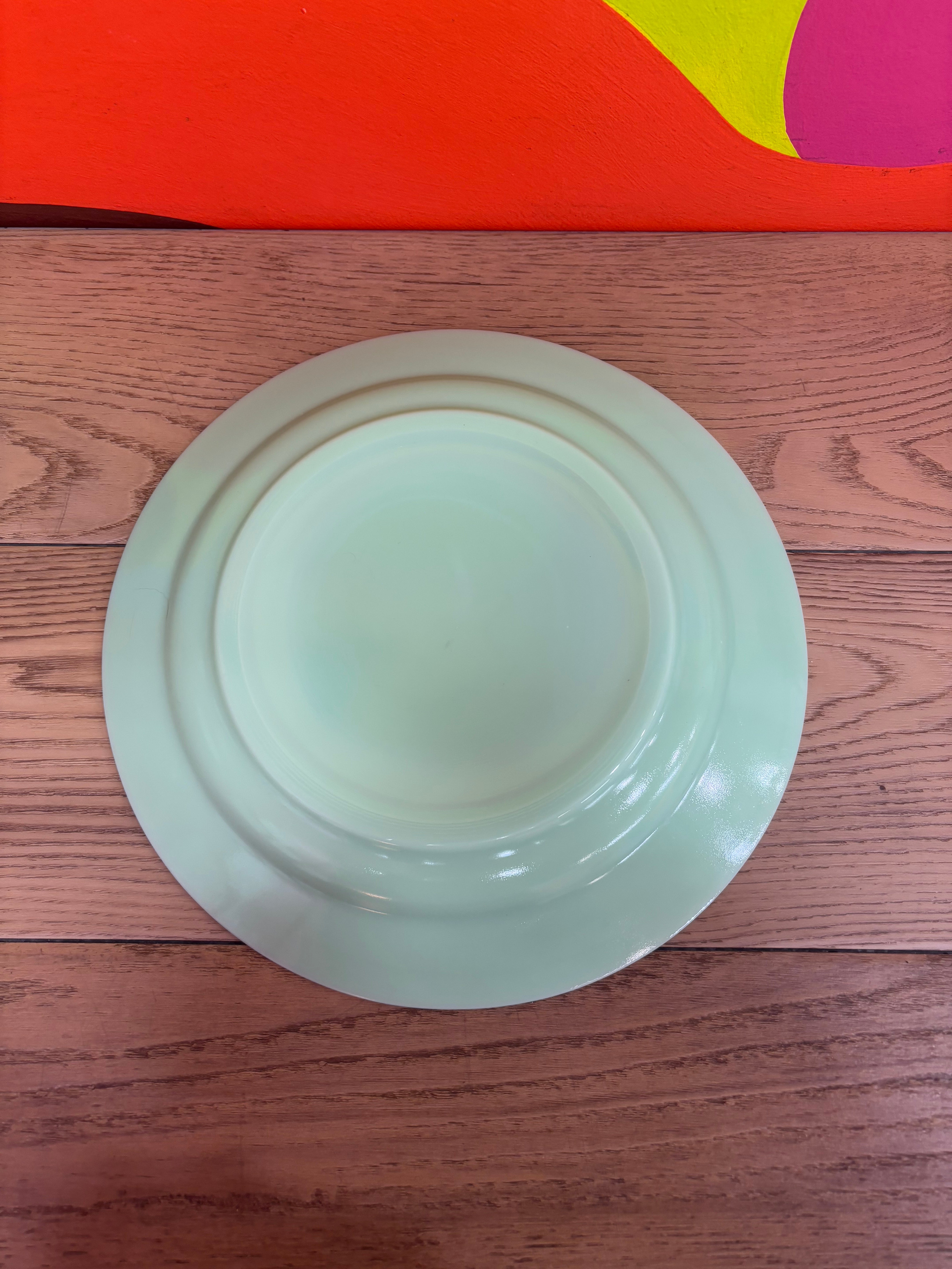 Large Mint Green Plate (2 Available)
