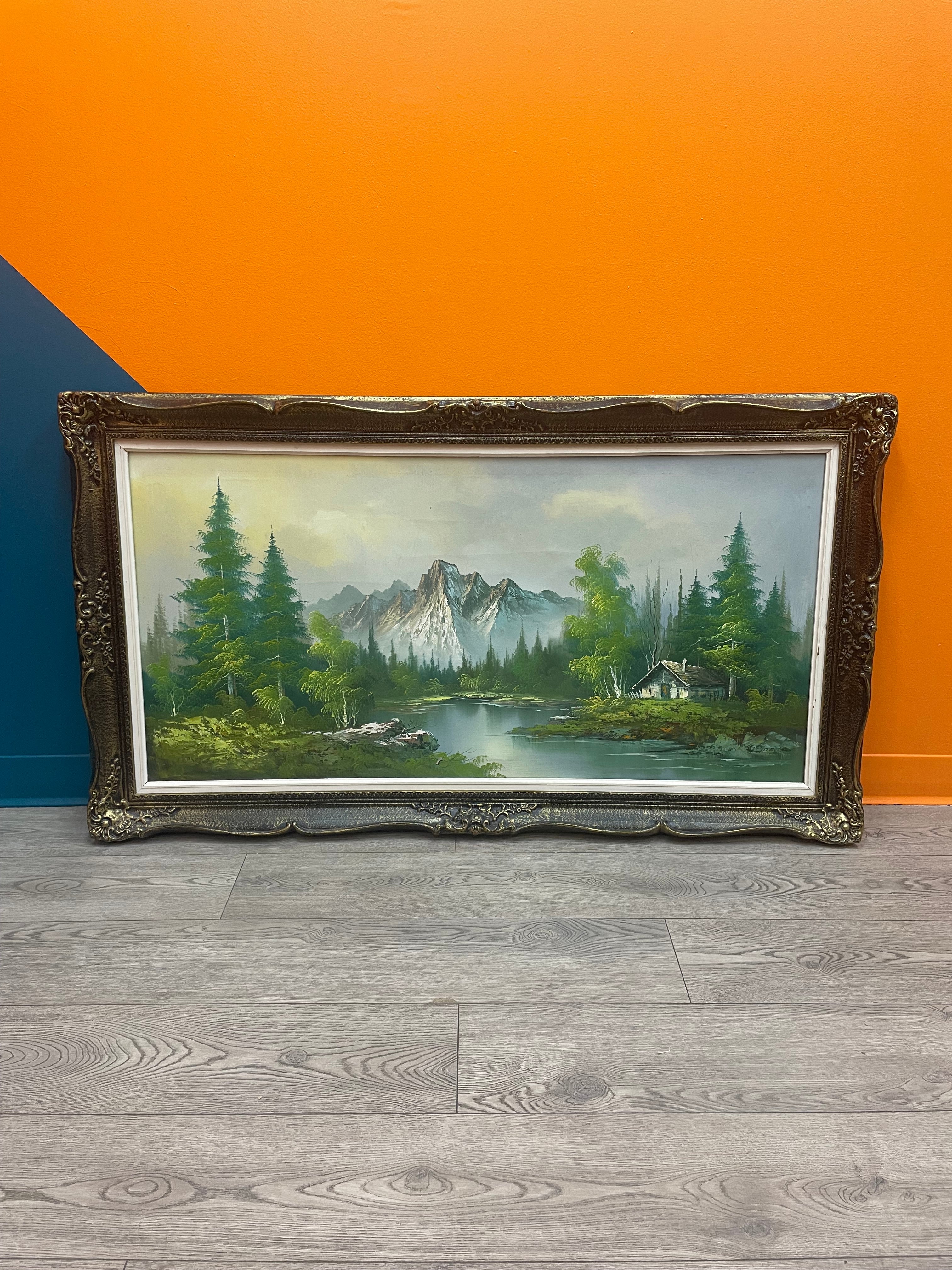 Large Mountainscape Painting