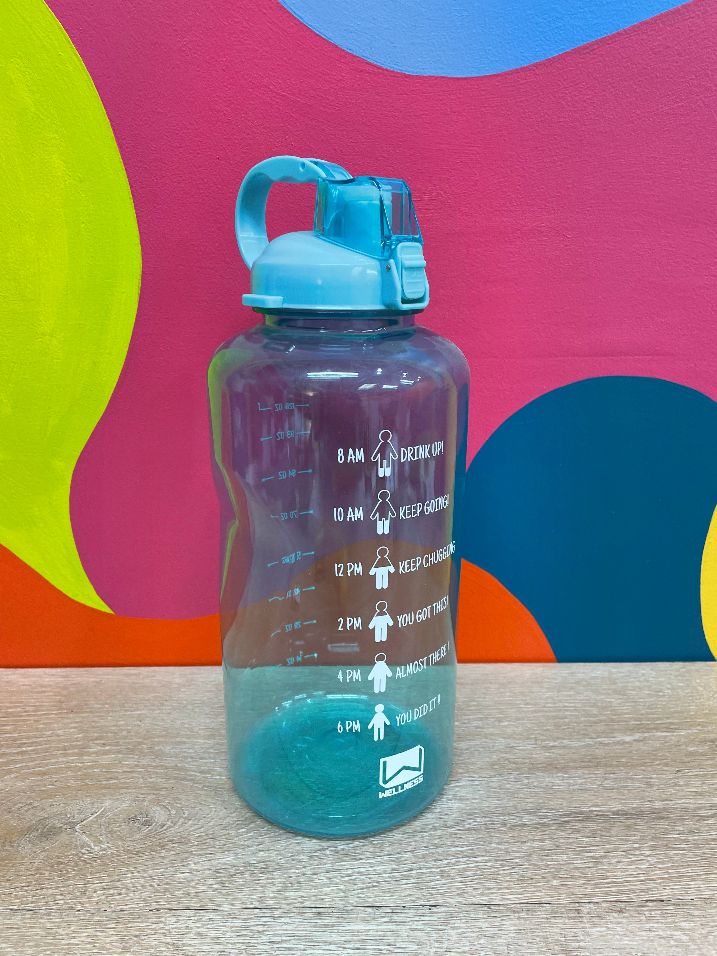 Wellness 128oz Water Bottle