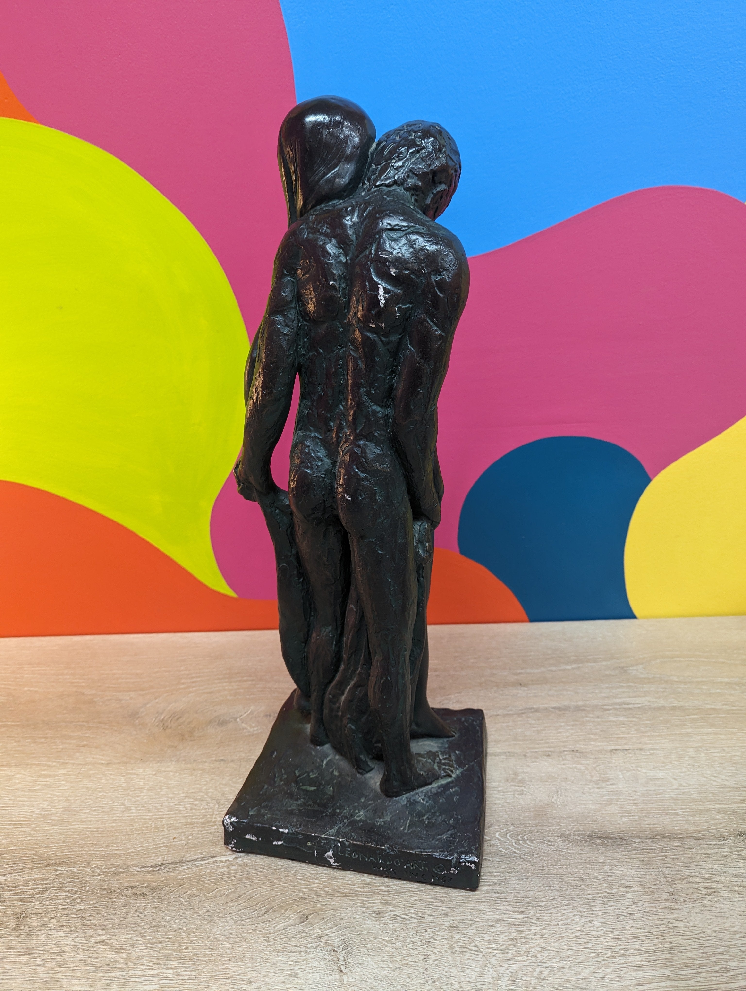 Leonard 'Art Nude Couple Plaster Sculpture