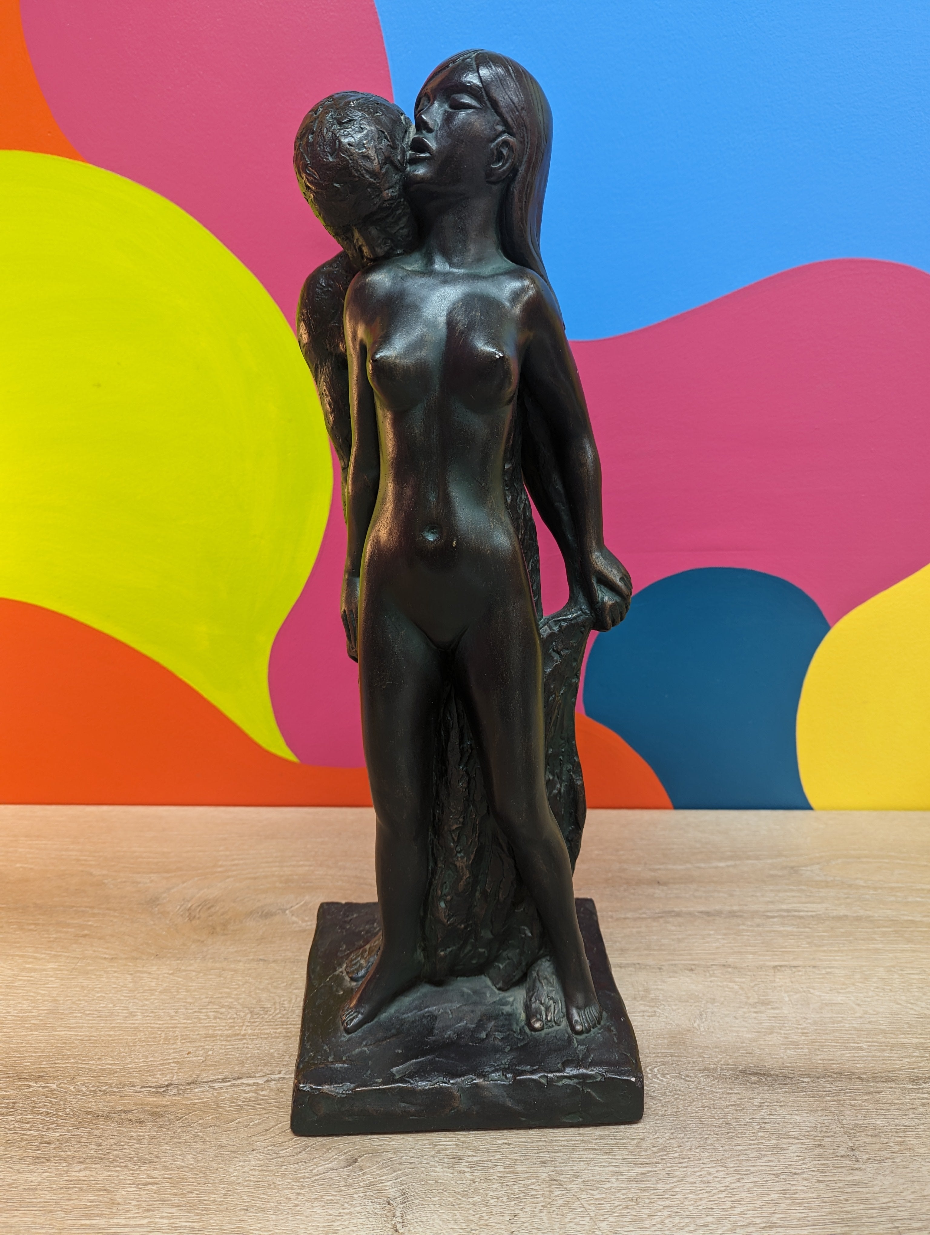 Leonard 'Art Nude Couple Plaster Sculpture