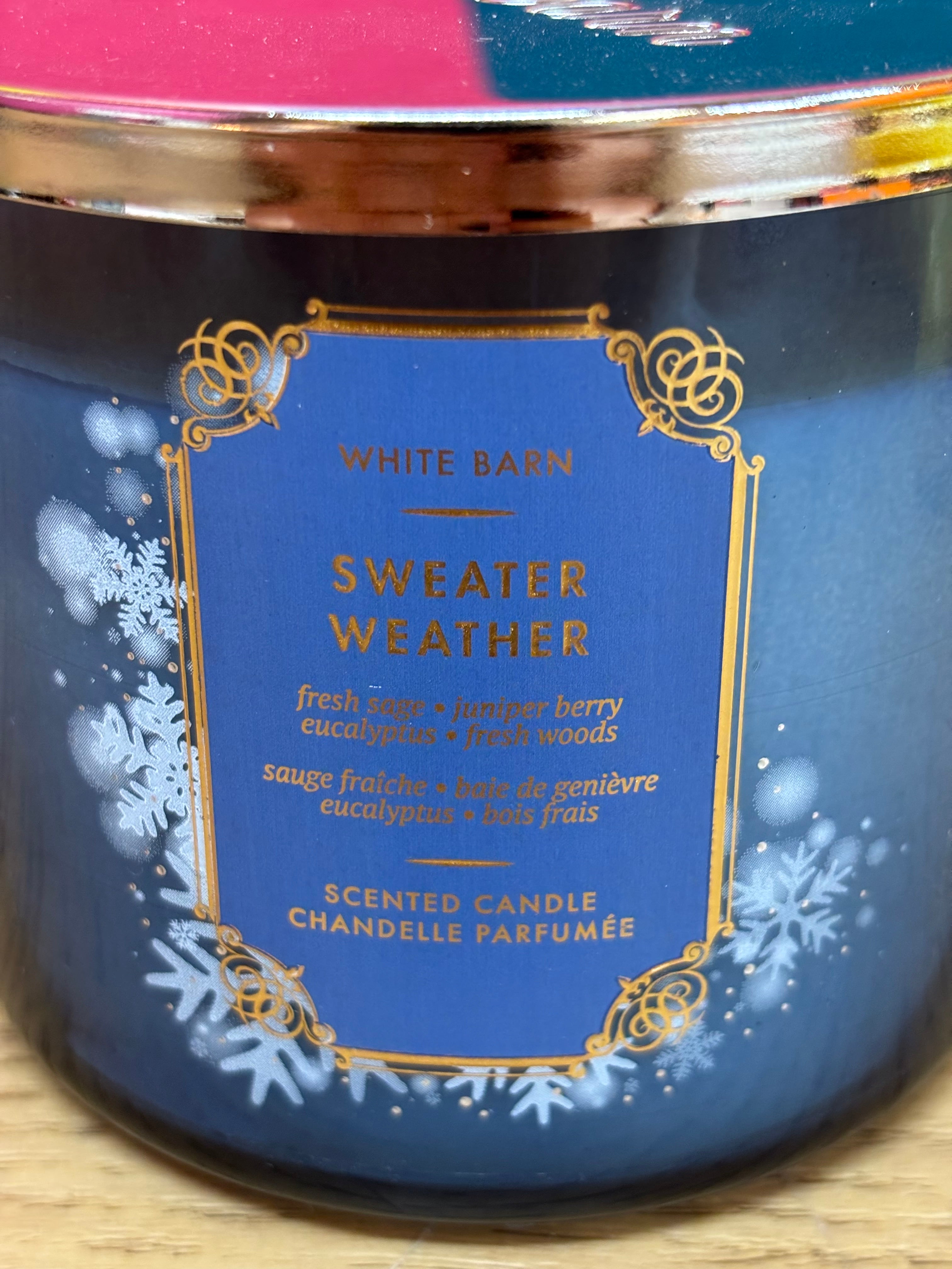 "Sweater Weather" 3 Wick Scented Candle