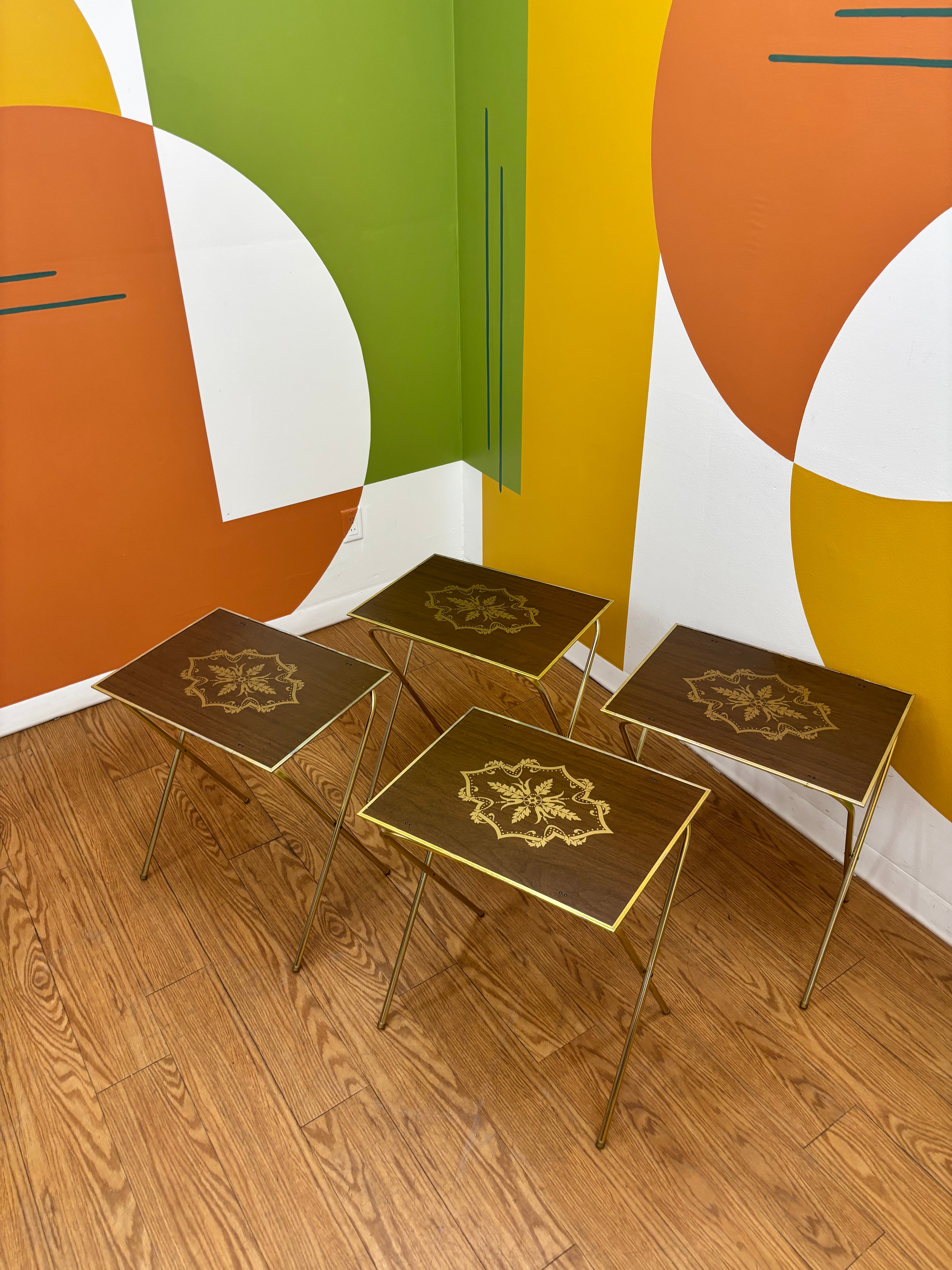 TV Tray Table Set