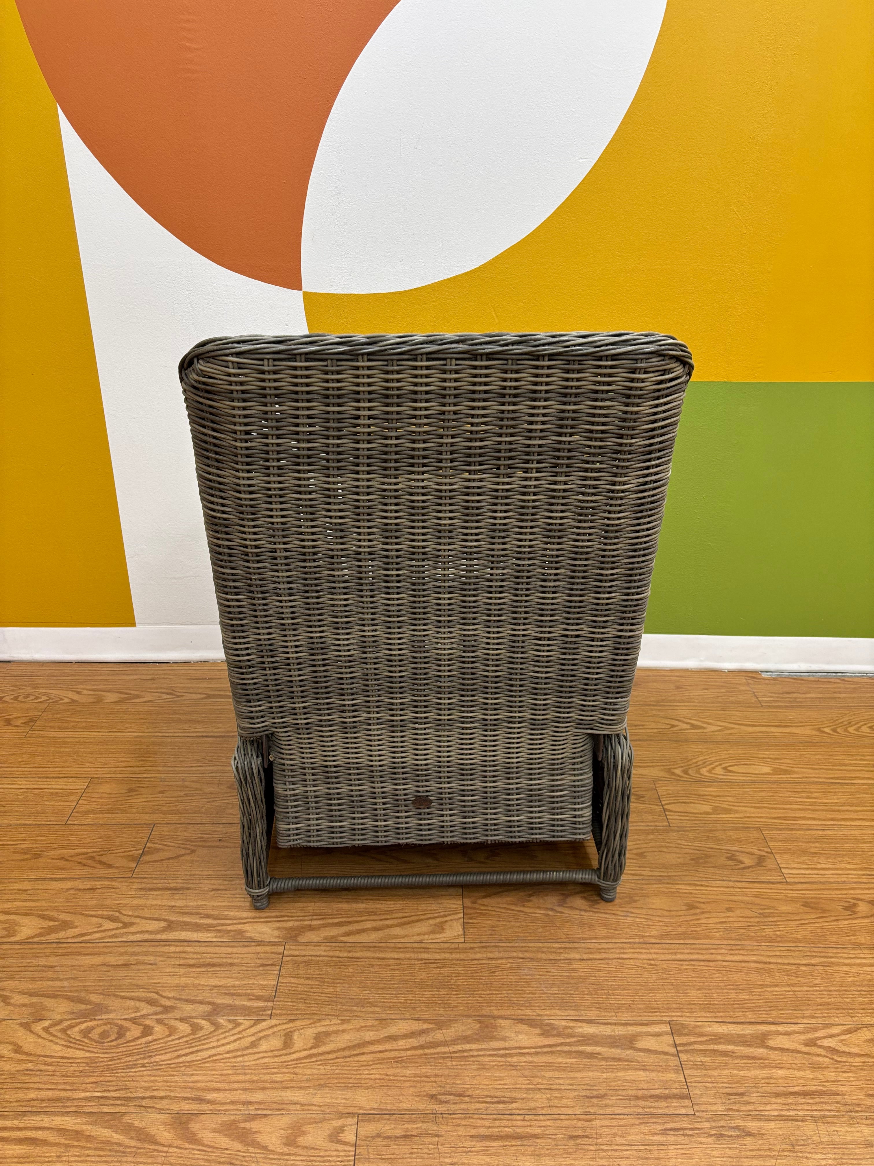 Hampton Bay All-Weather Wicker Reclining Lounge Chair (2 available)