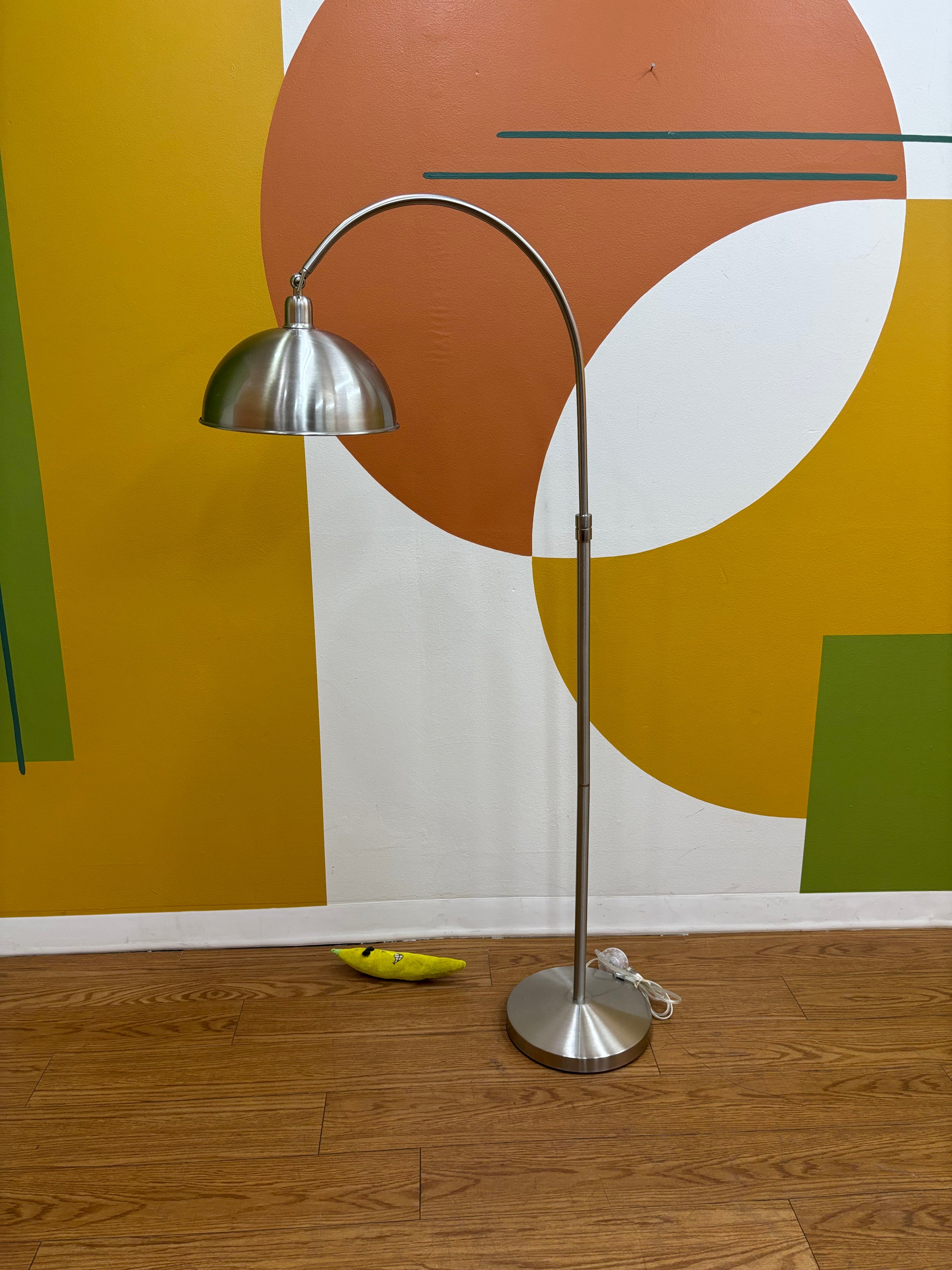 Chrome Arched Floor Lamp