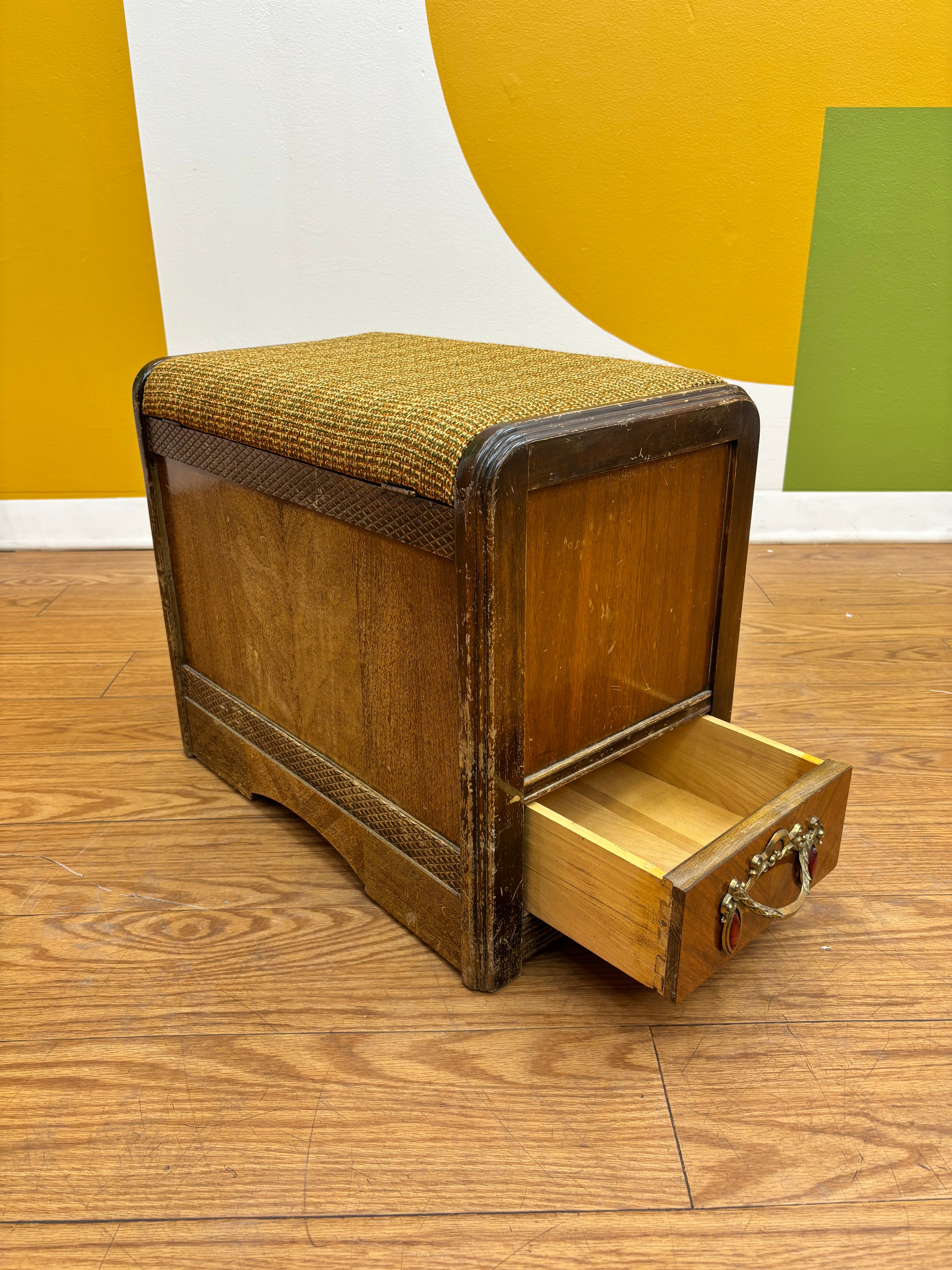 Wood Ottoman