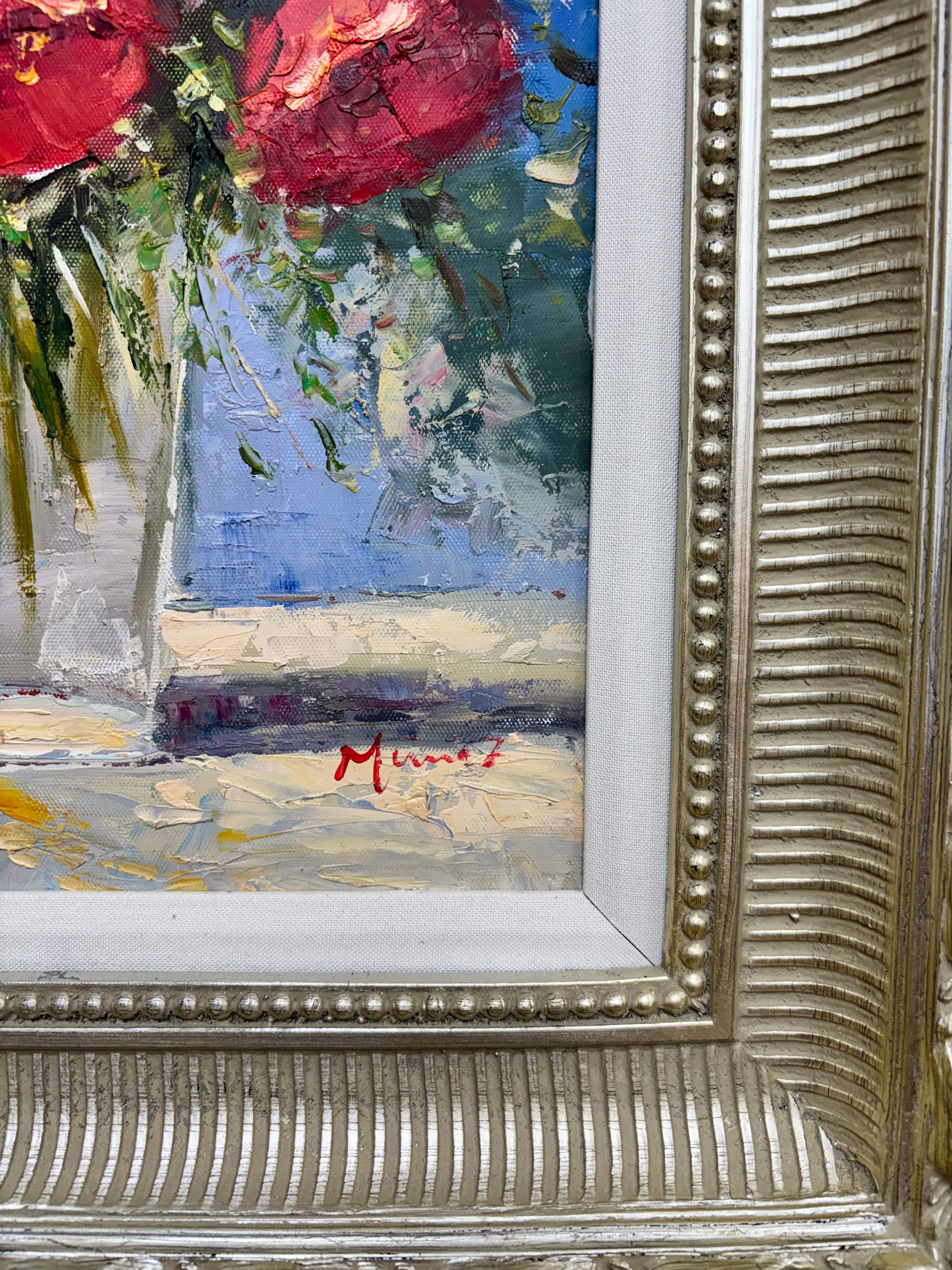 Framed Floral Painting