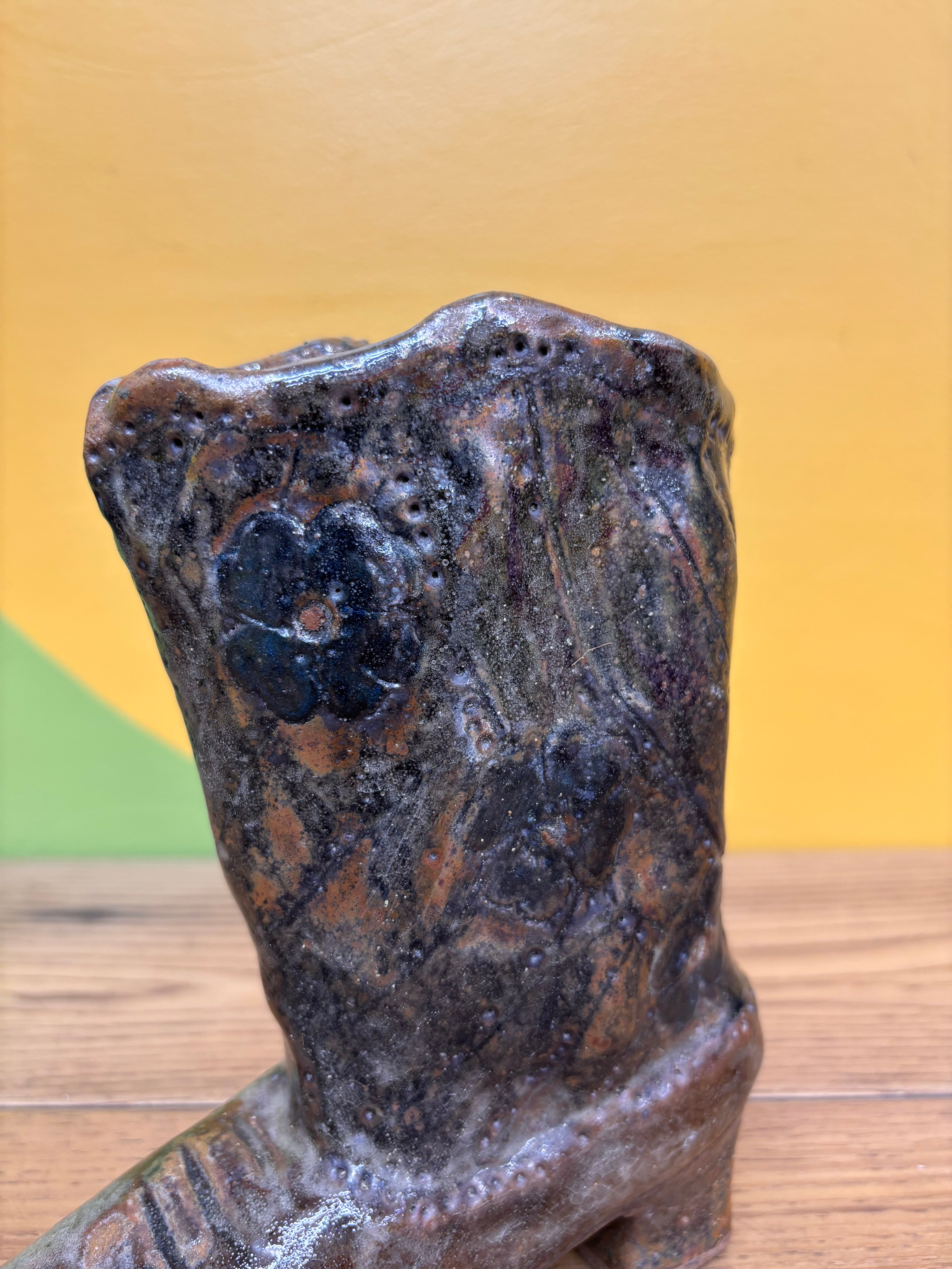 Ceramic Boot Vase