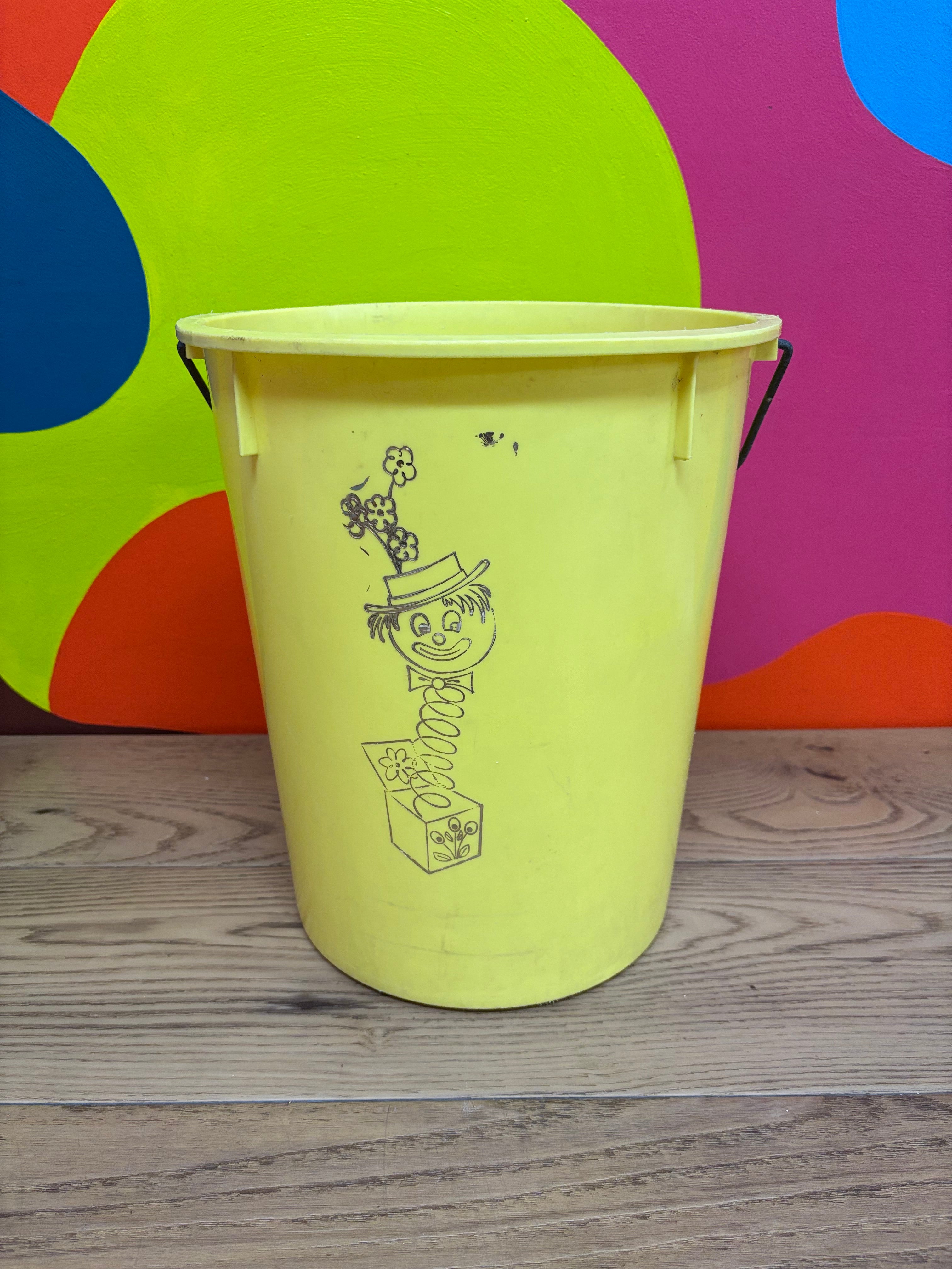 Yellow Jack in The Box Garbage Can