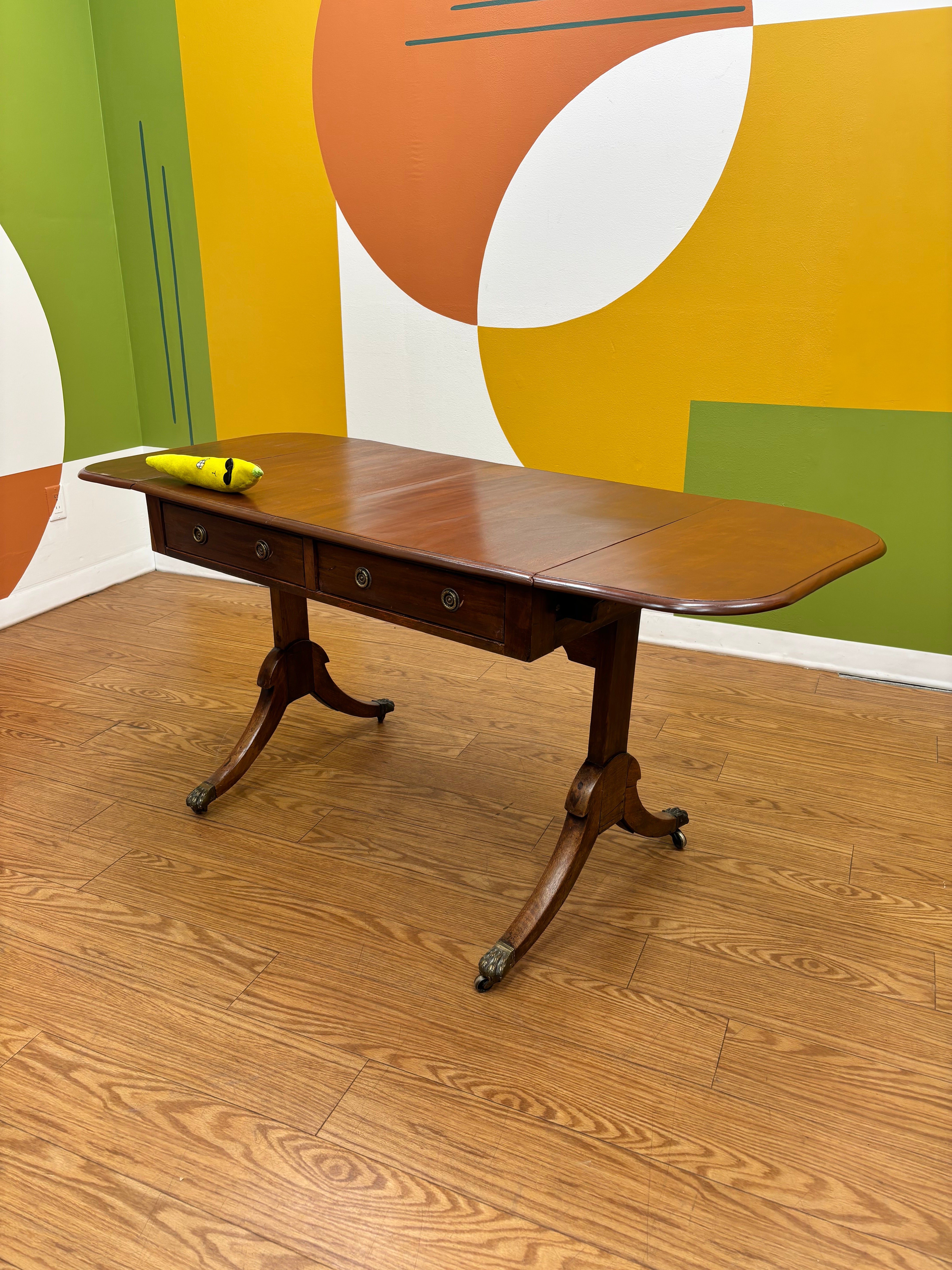 Drop-Leaf Sofa Table