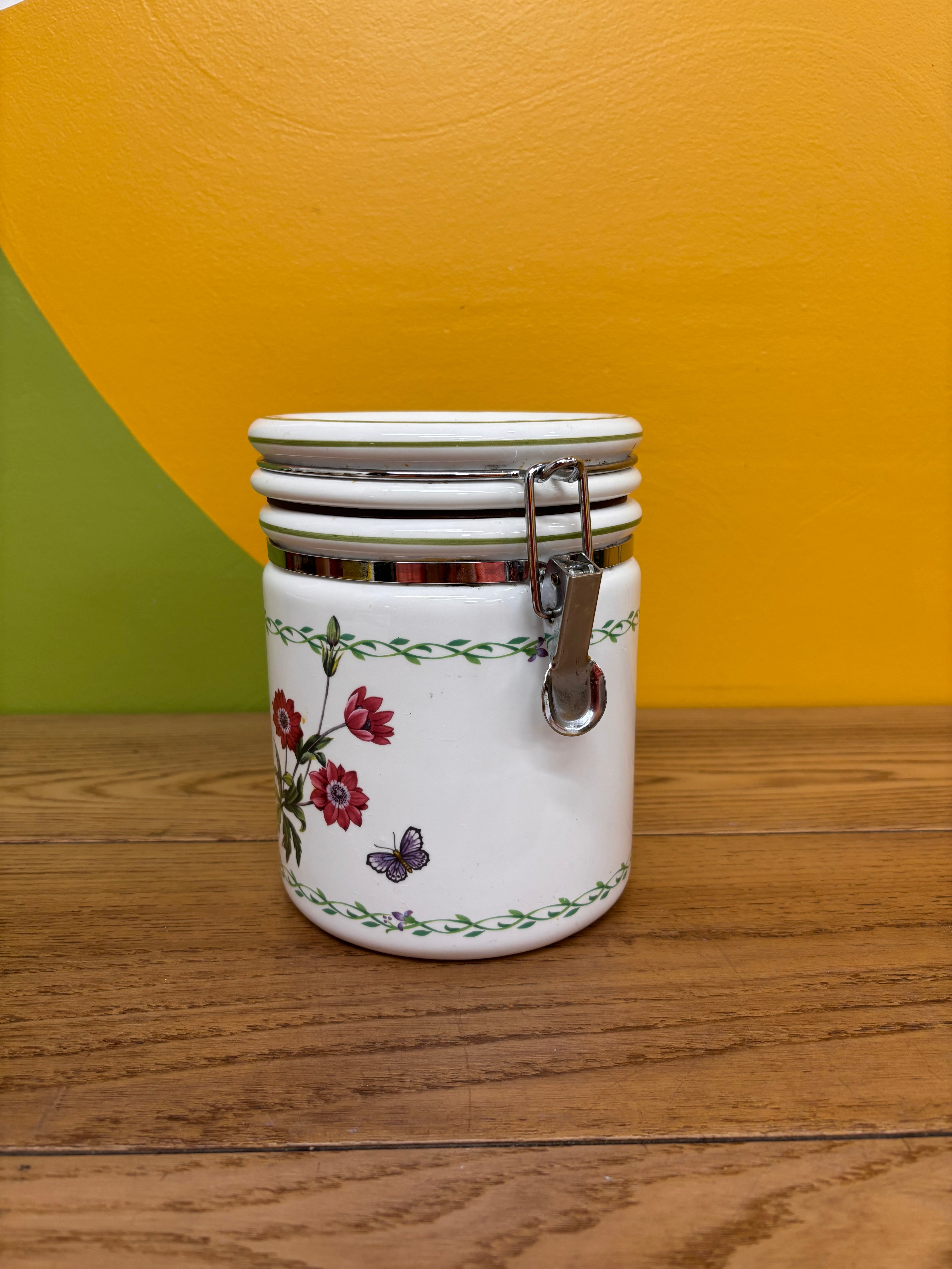 Floral Canister