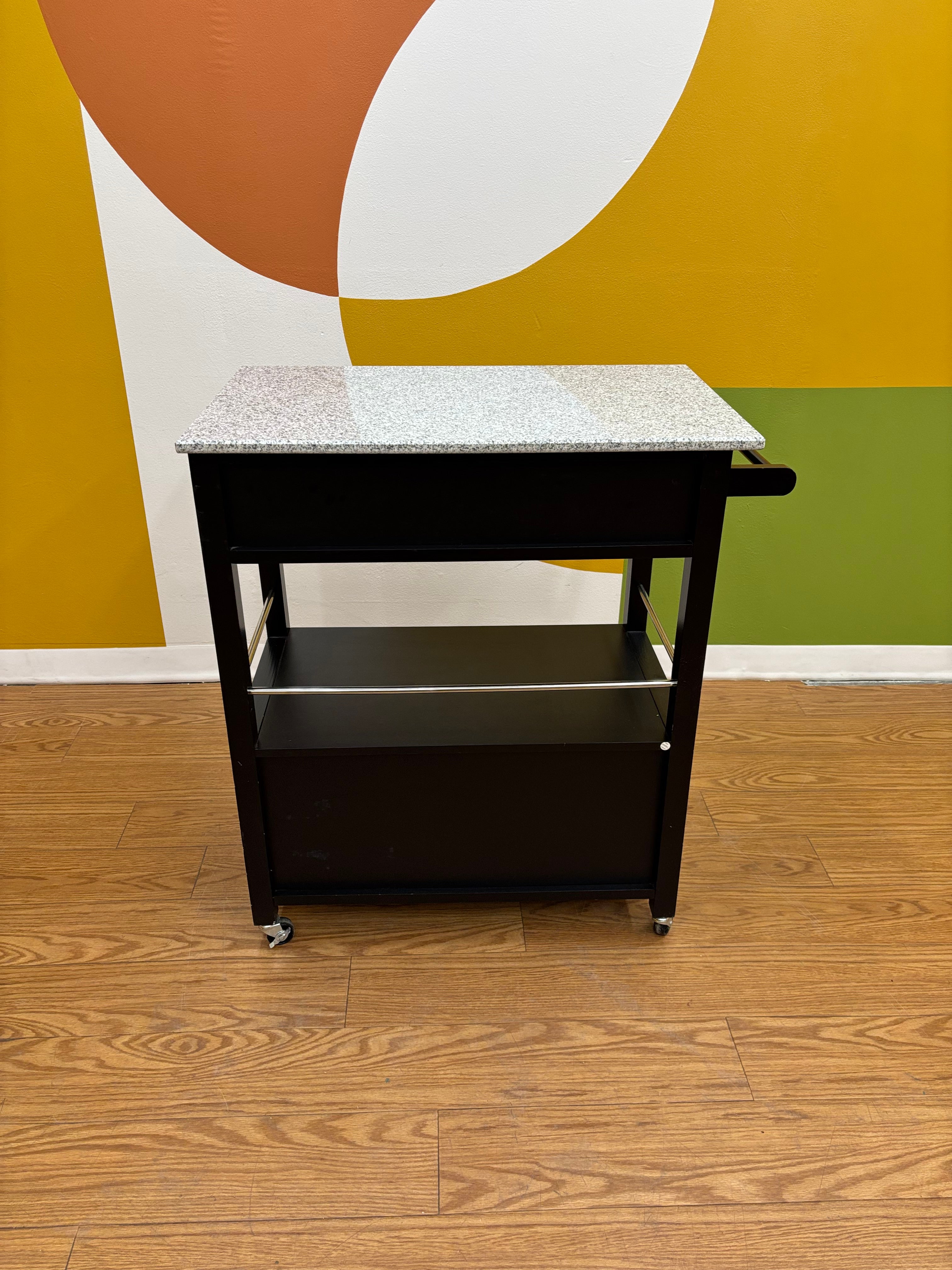 Granite Top Kitchen Cart