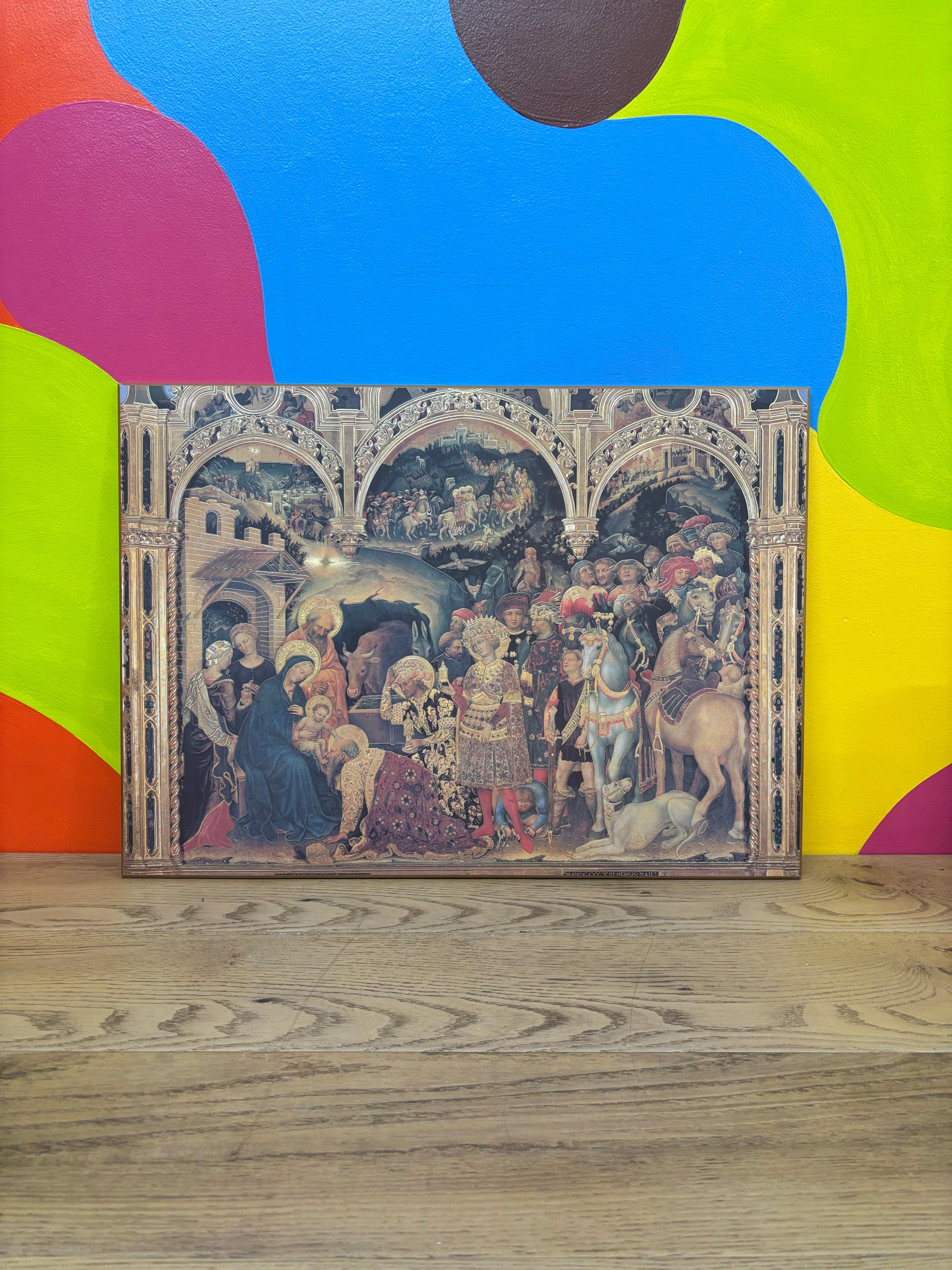"Adoration by the Magi" Wood Mounted Print