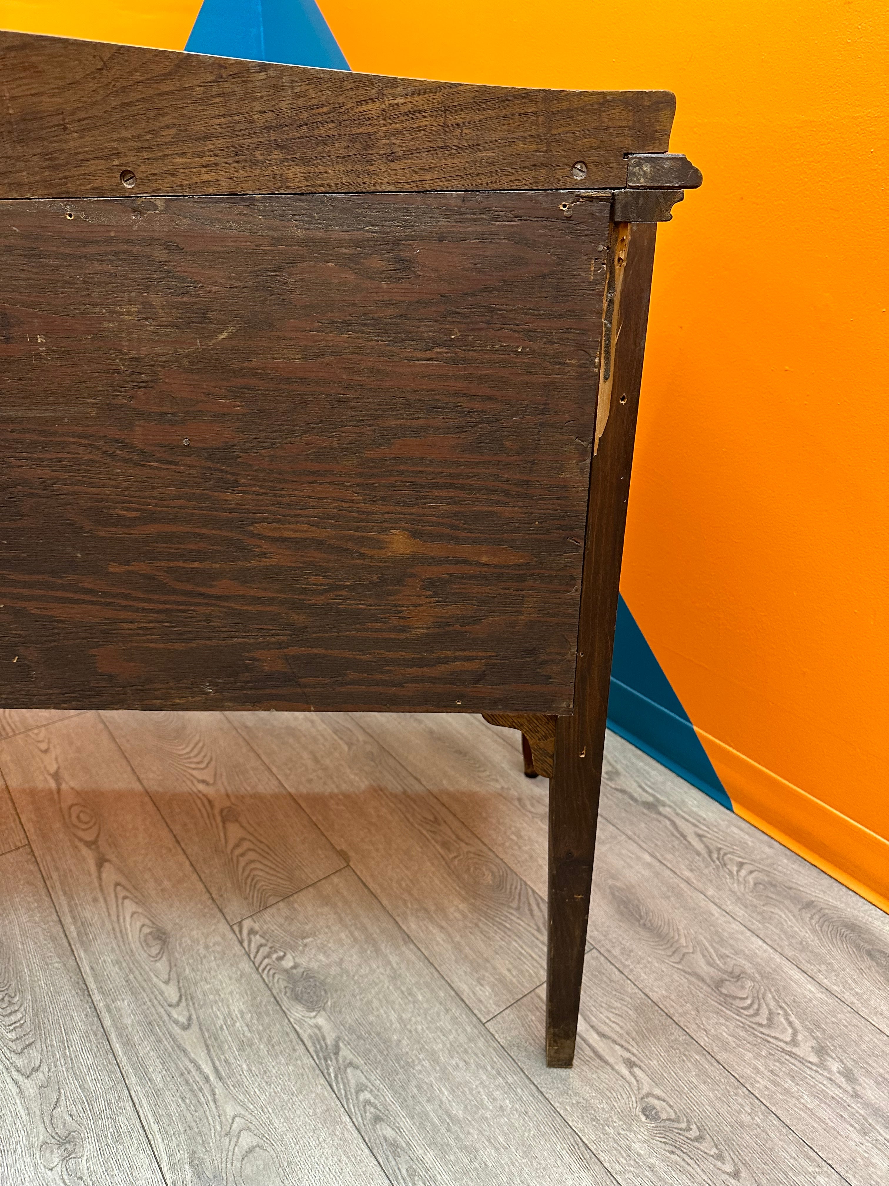 Dark Brown Wooden Dresser