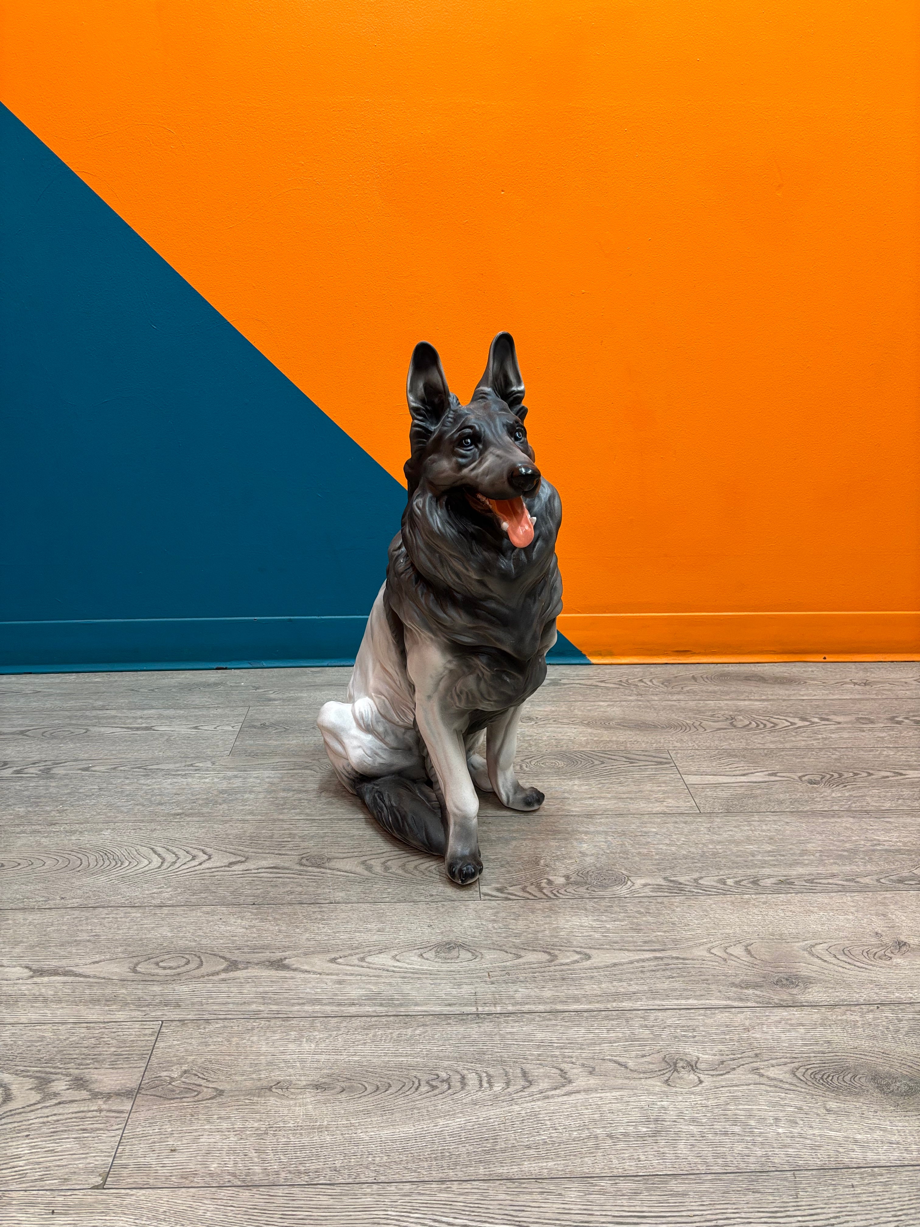 Ceramic Dog Statue