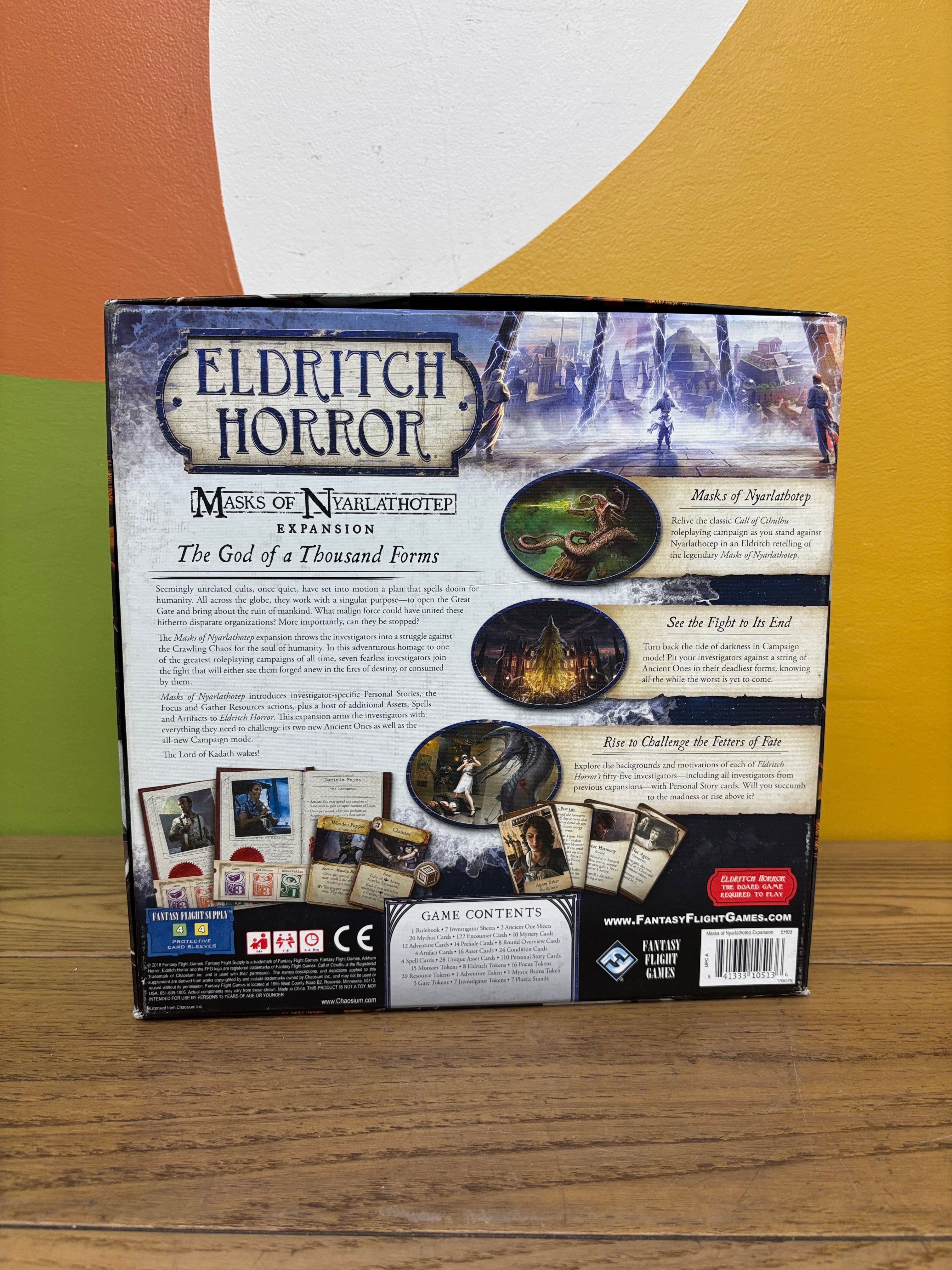 Eldritch Horror: Masks of Nyarlathotep Expansion