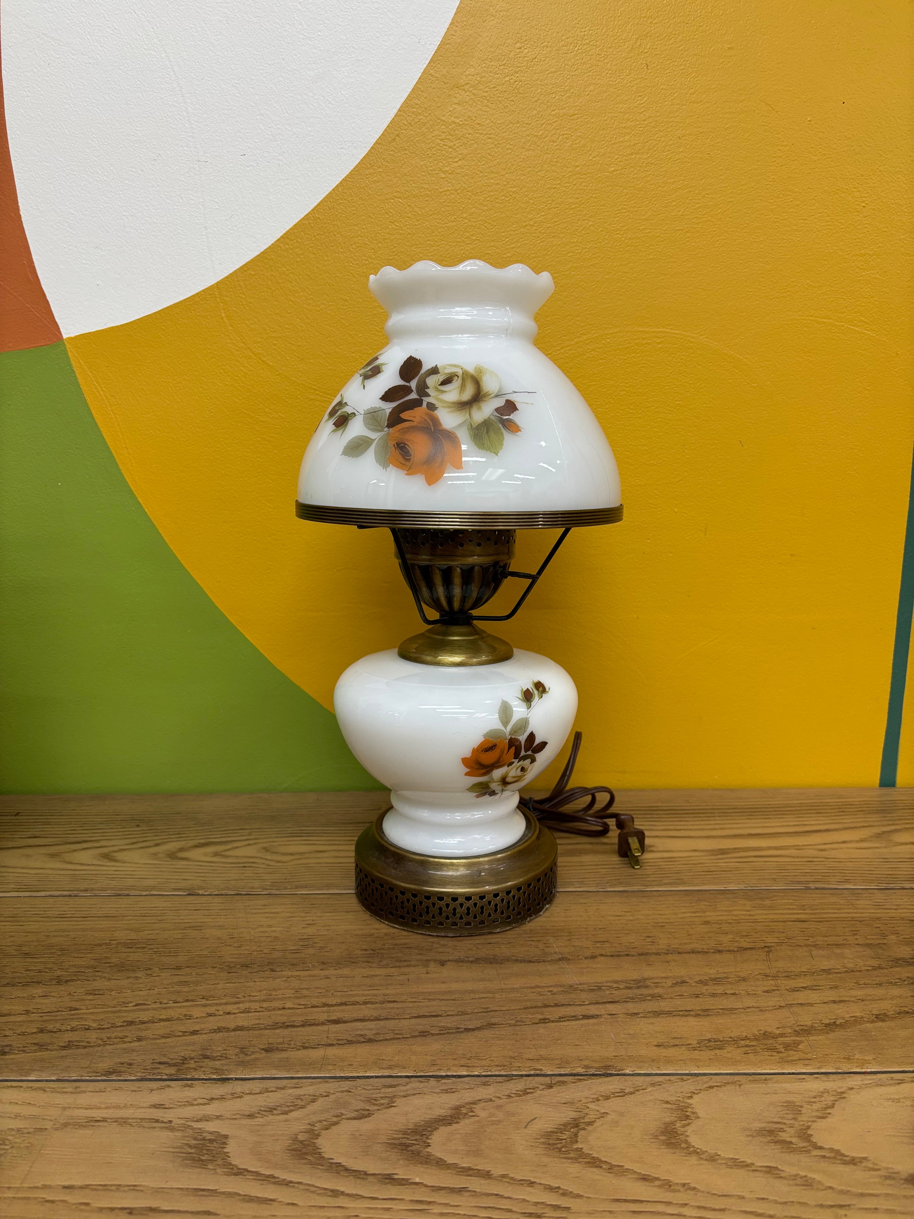 Hurricane Style Table Lamp