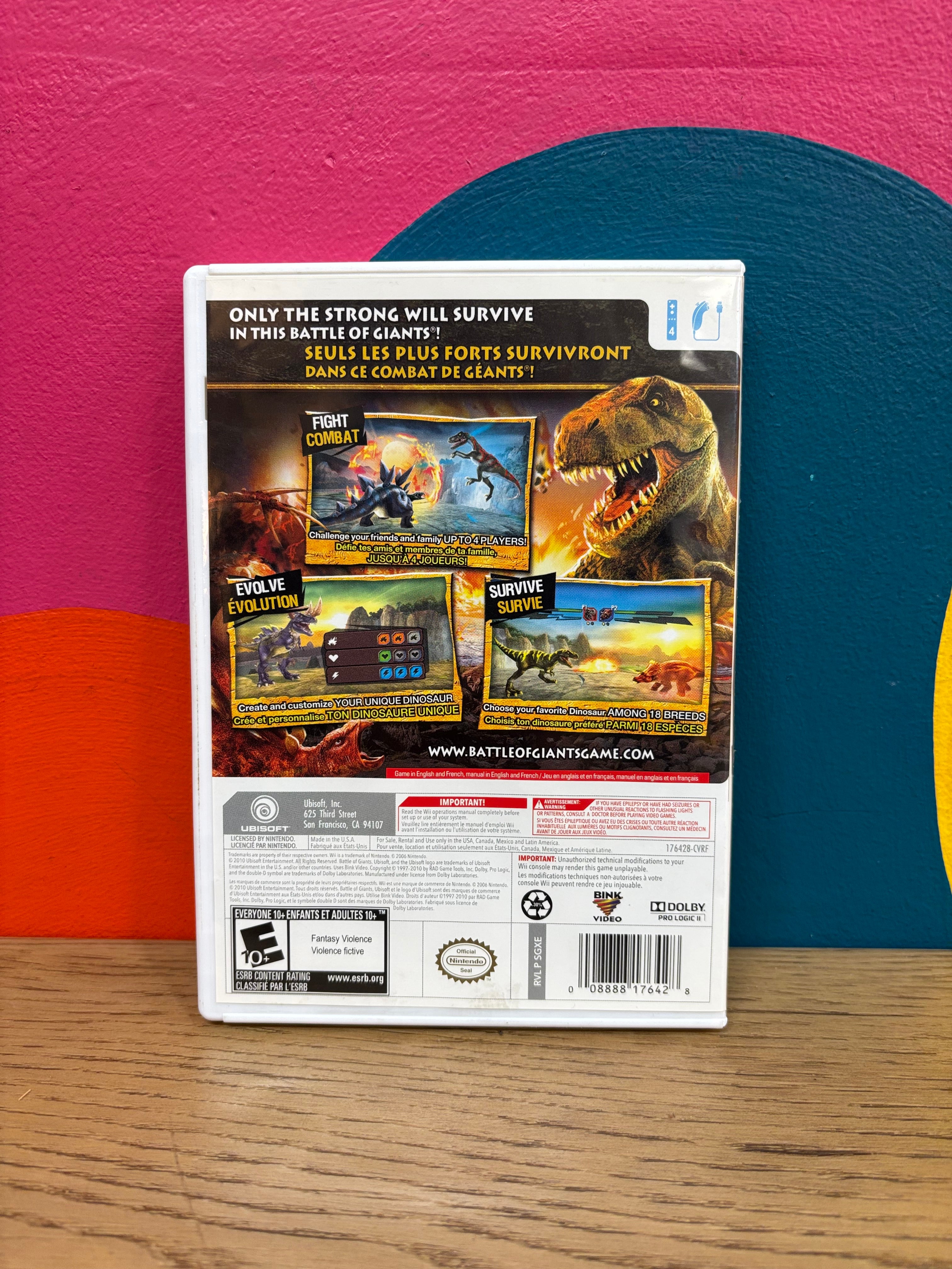 Battle of Giants: Dinosaurs Strike - Wii