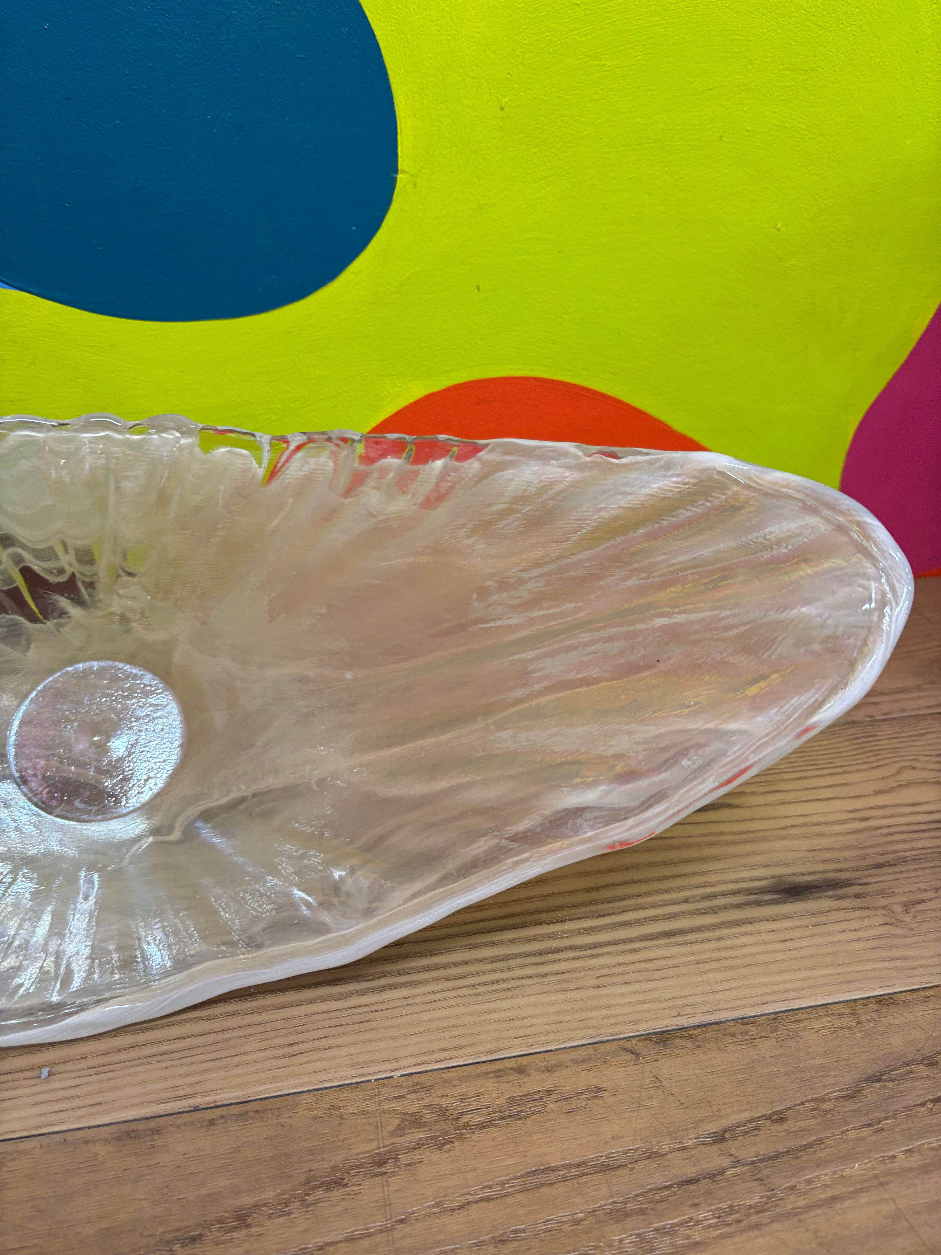 Large Glass Decor Bowl