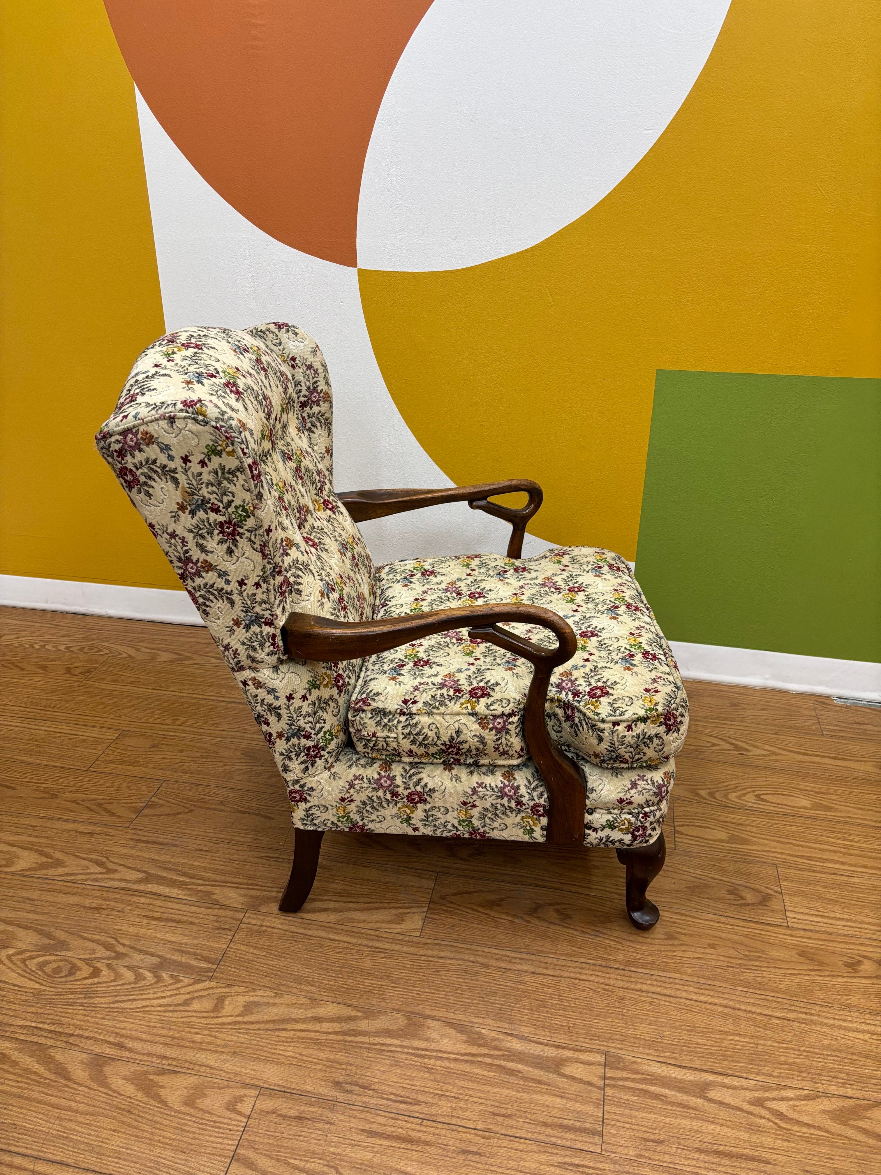 Floral Armchair