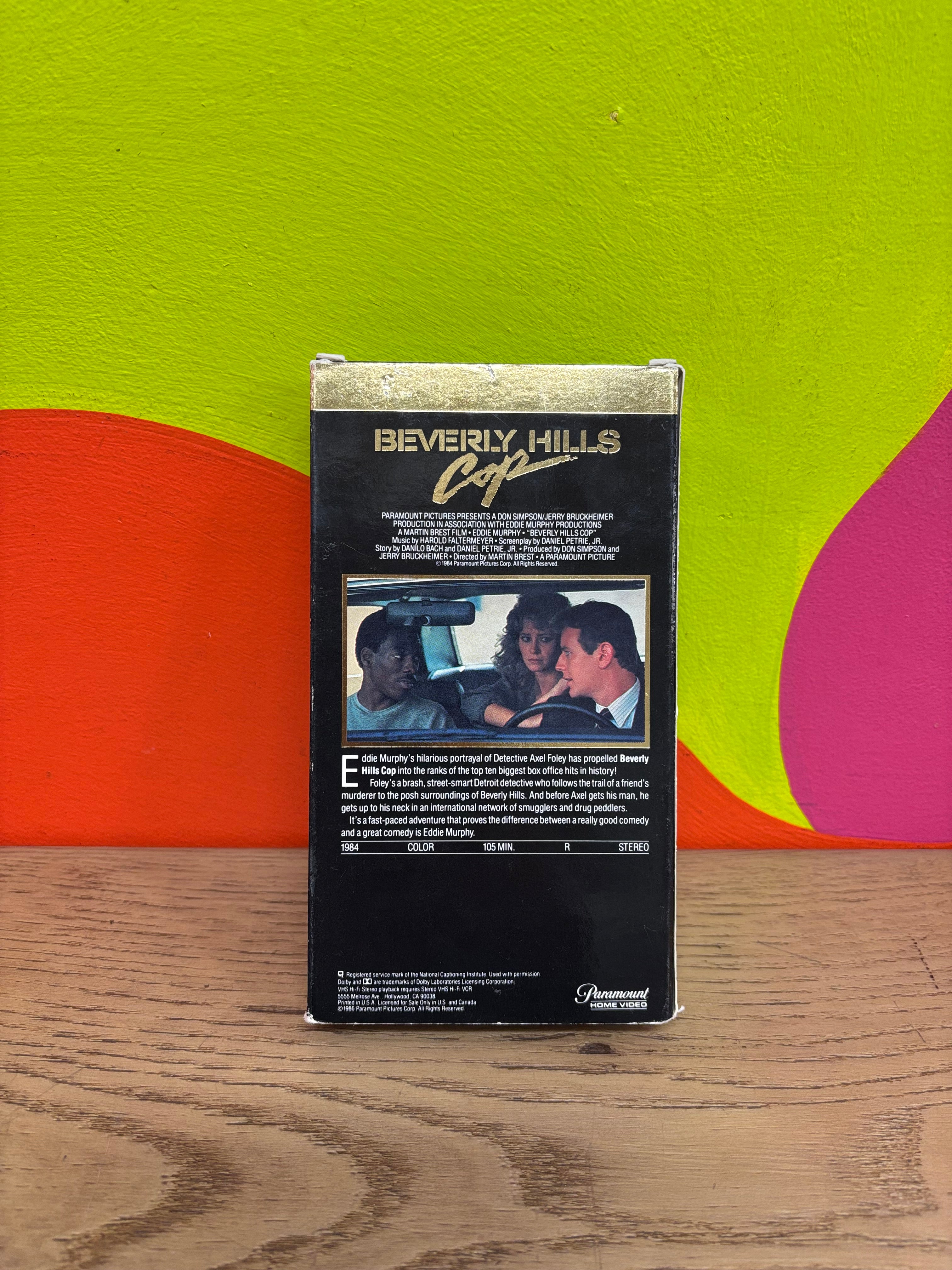 Beverly Hills Cop VHS 1984 Special Collector's Series