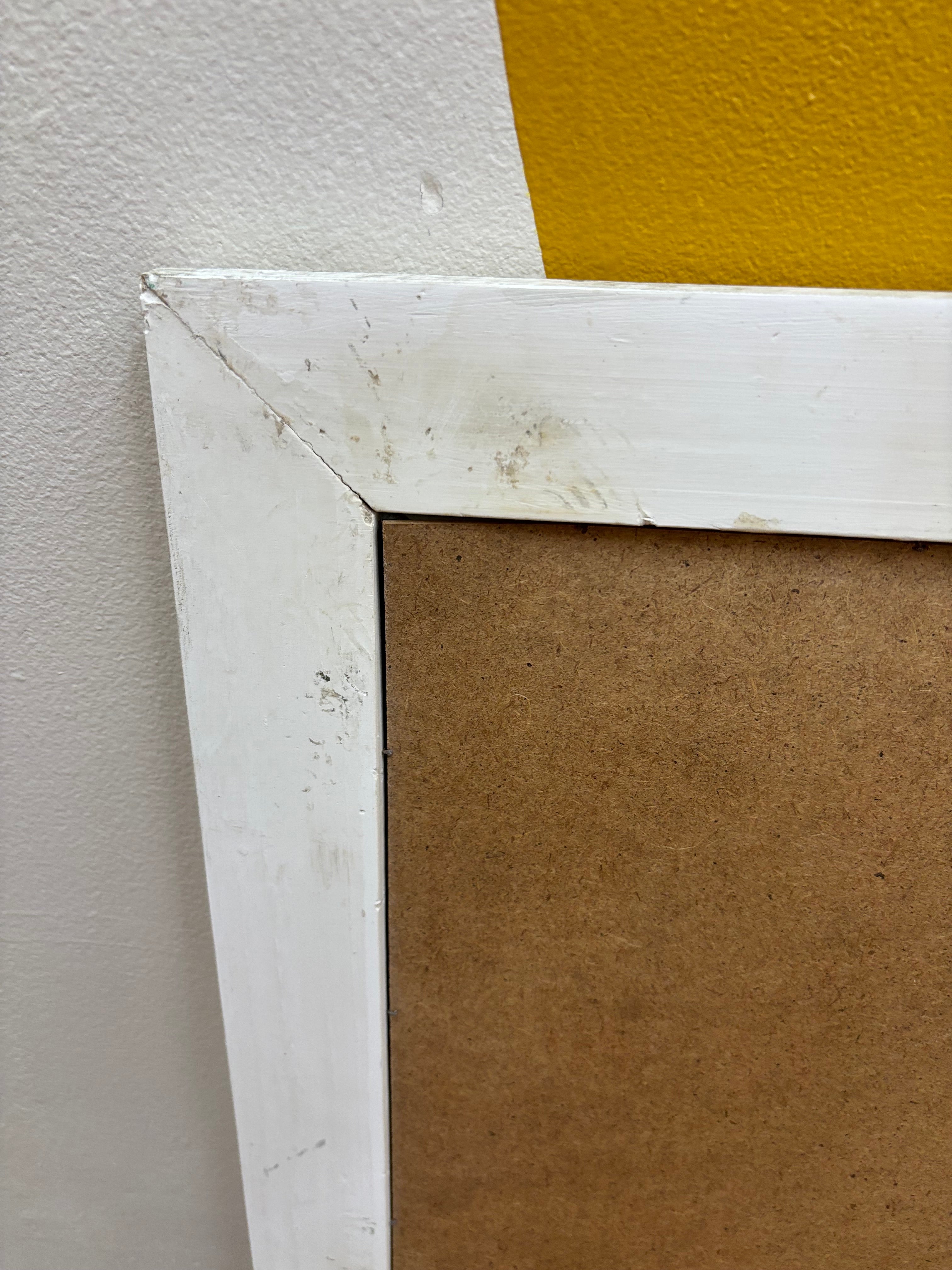White Framed Mirror