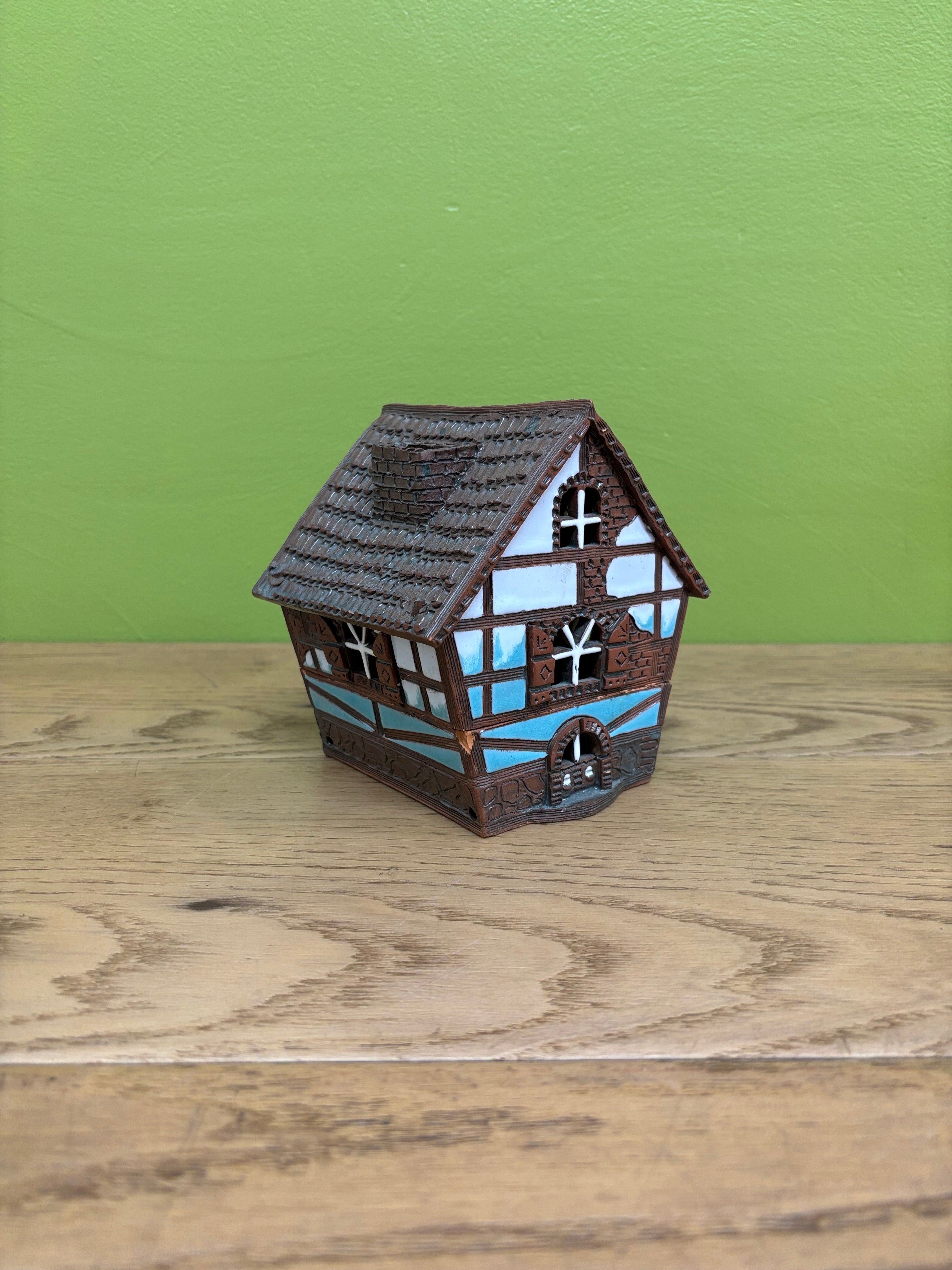 Ceramic House Candle Holder