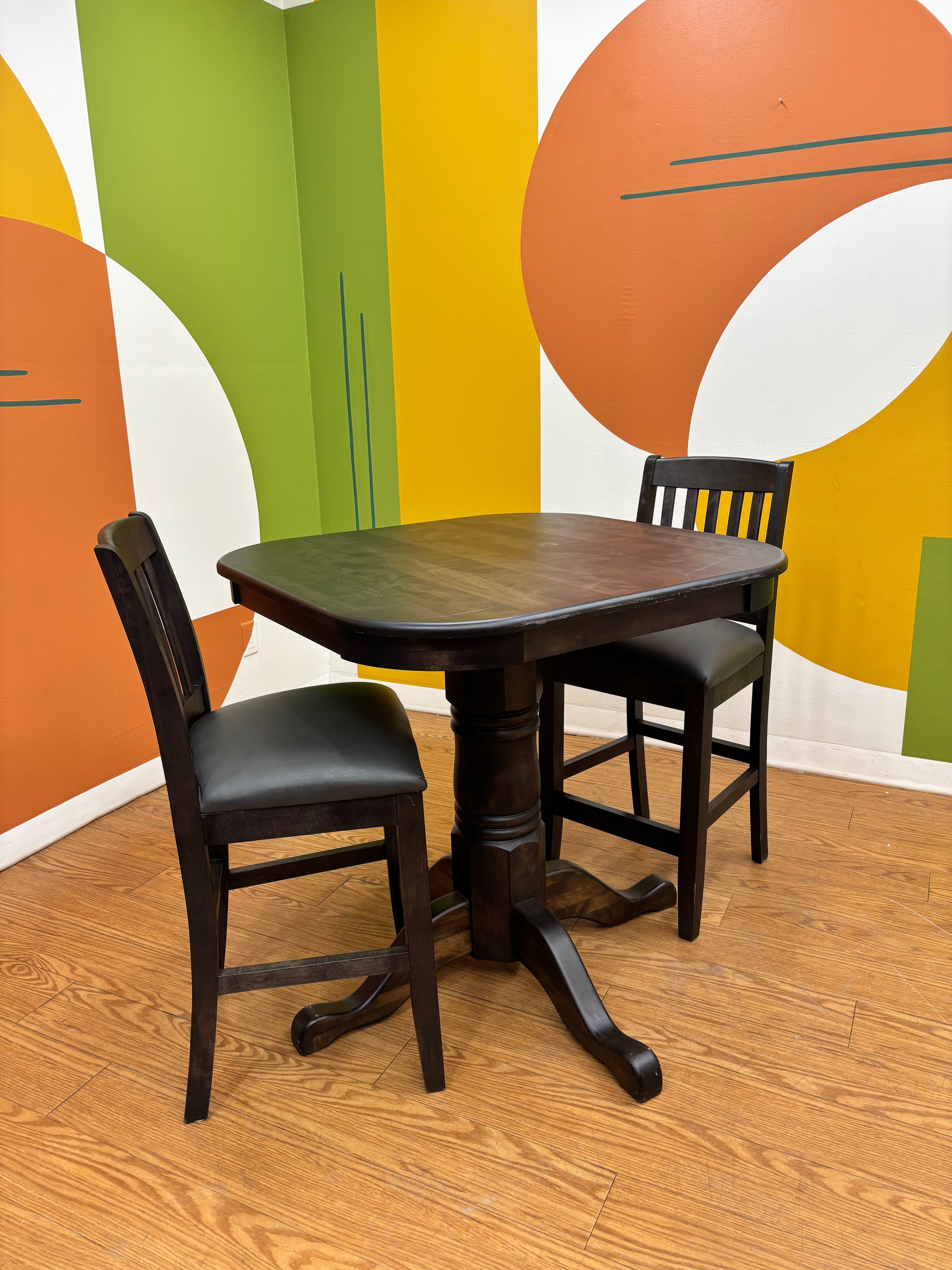 Tall Table with Matching Bar Stools