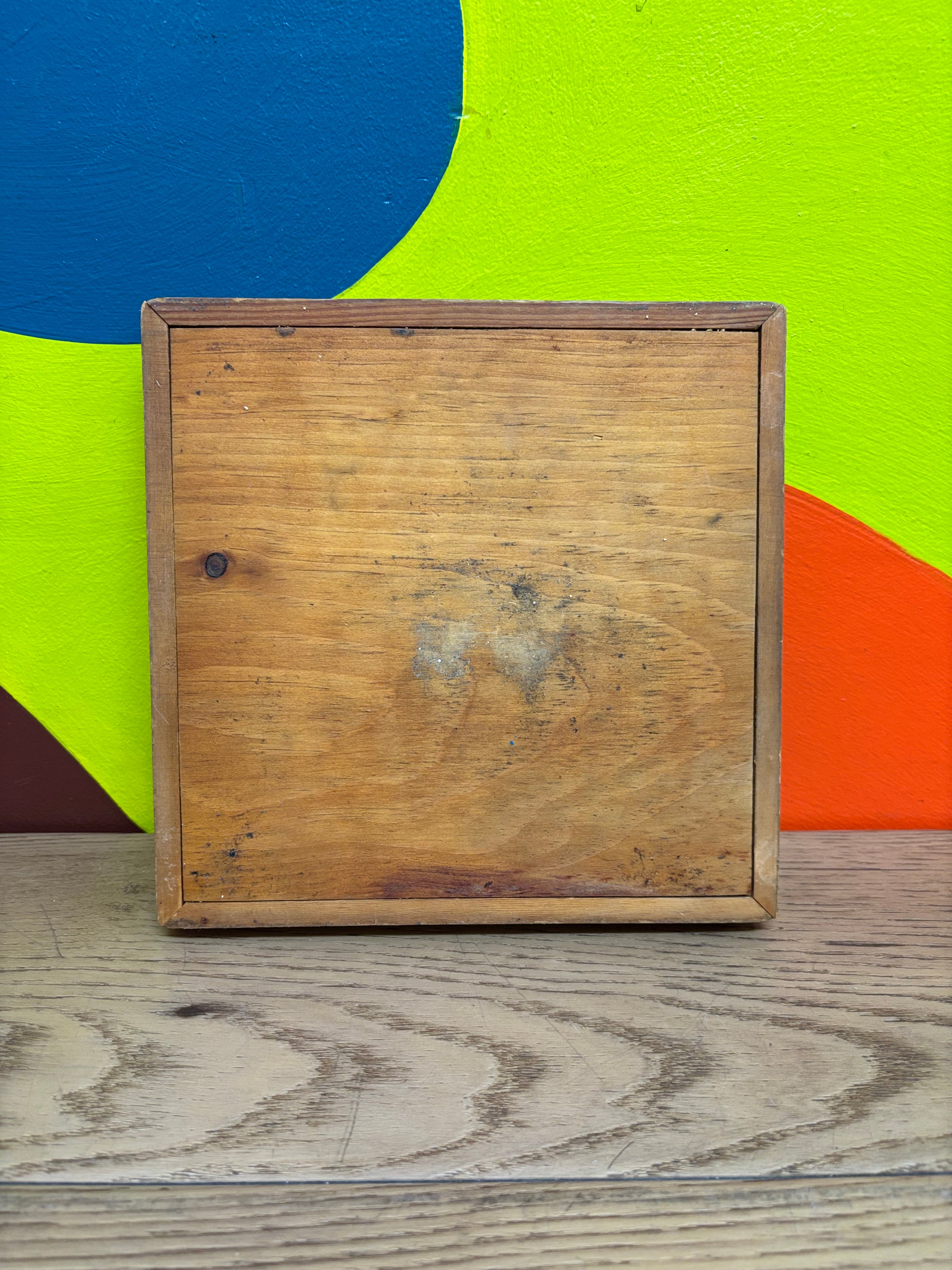 Mosaic Tile in Wood Frame