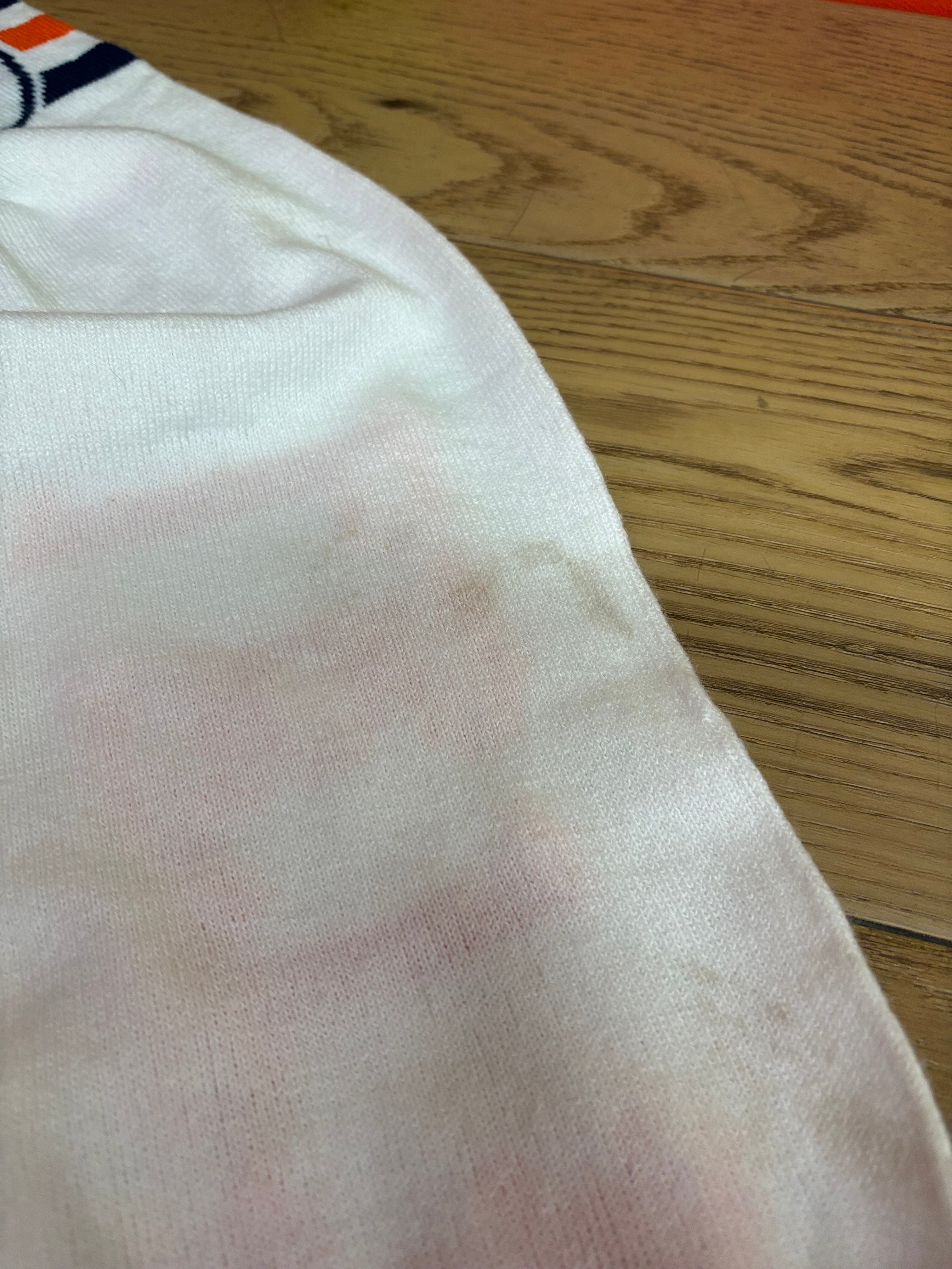 White Oilers Scotiabank Scarf