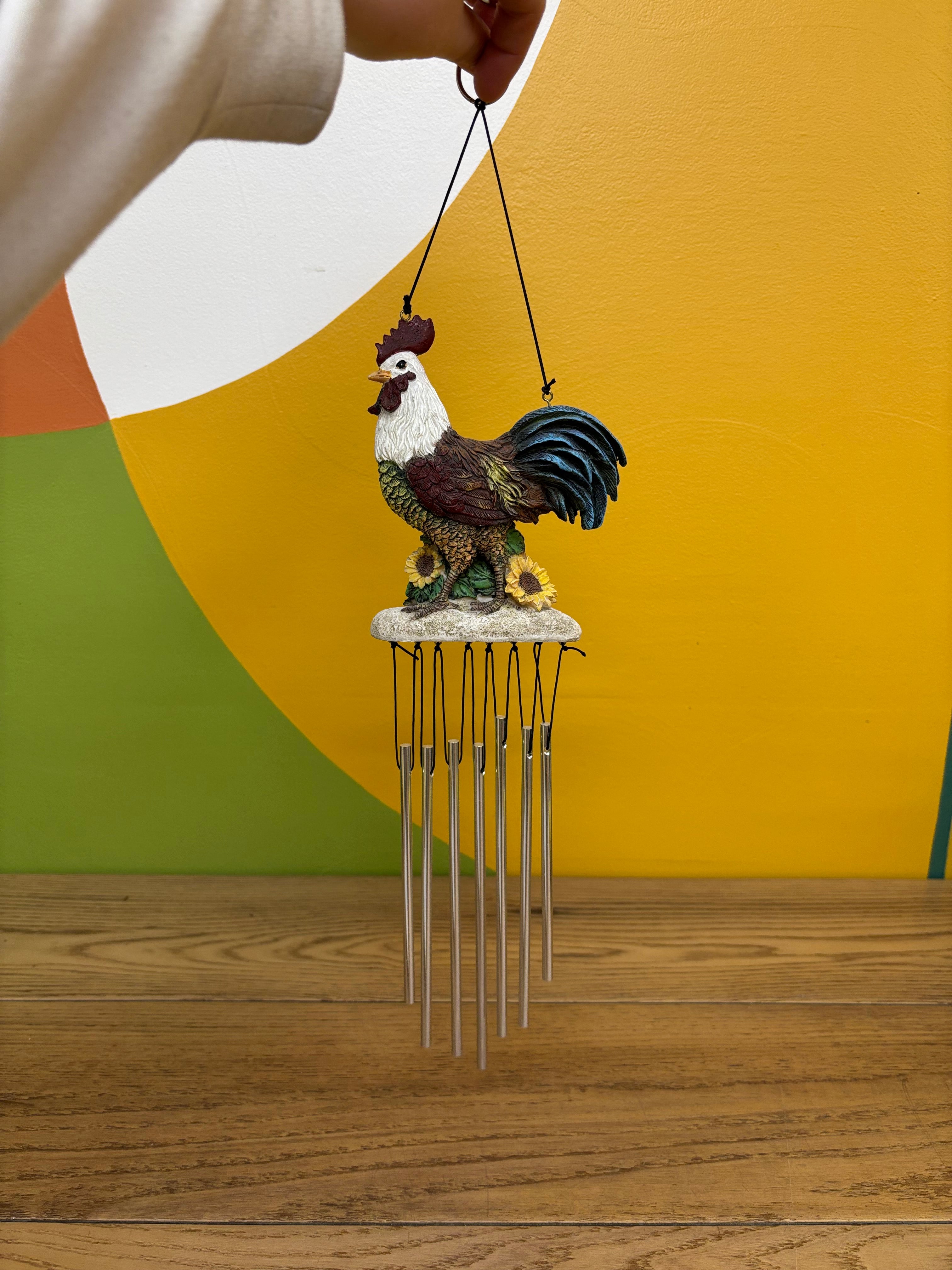 Small Rooster Wind Chime