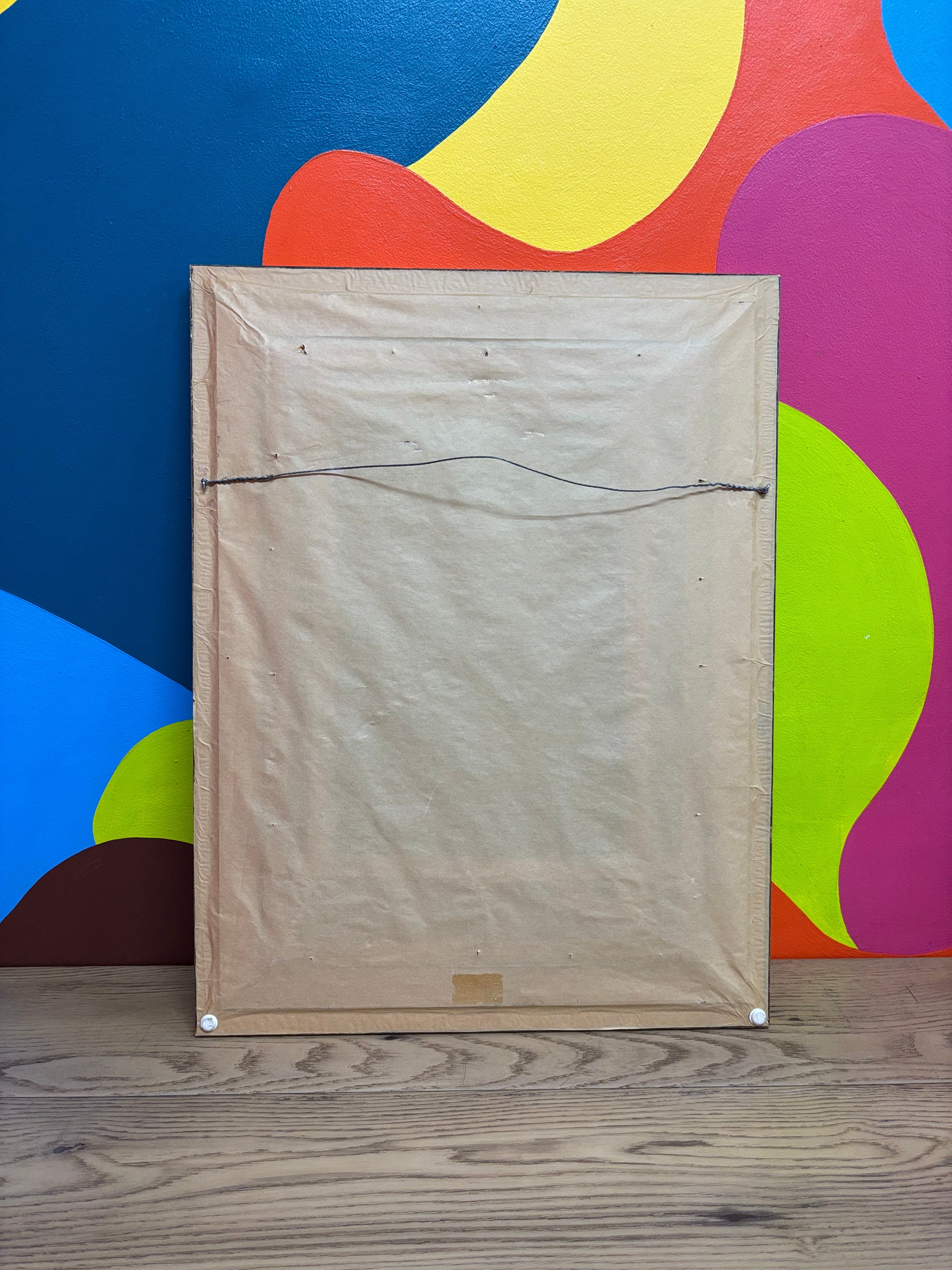 Framed Needlepoint Blue Boy