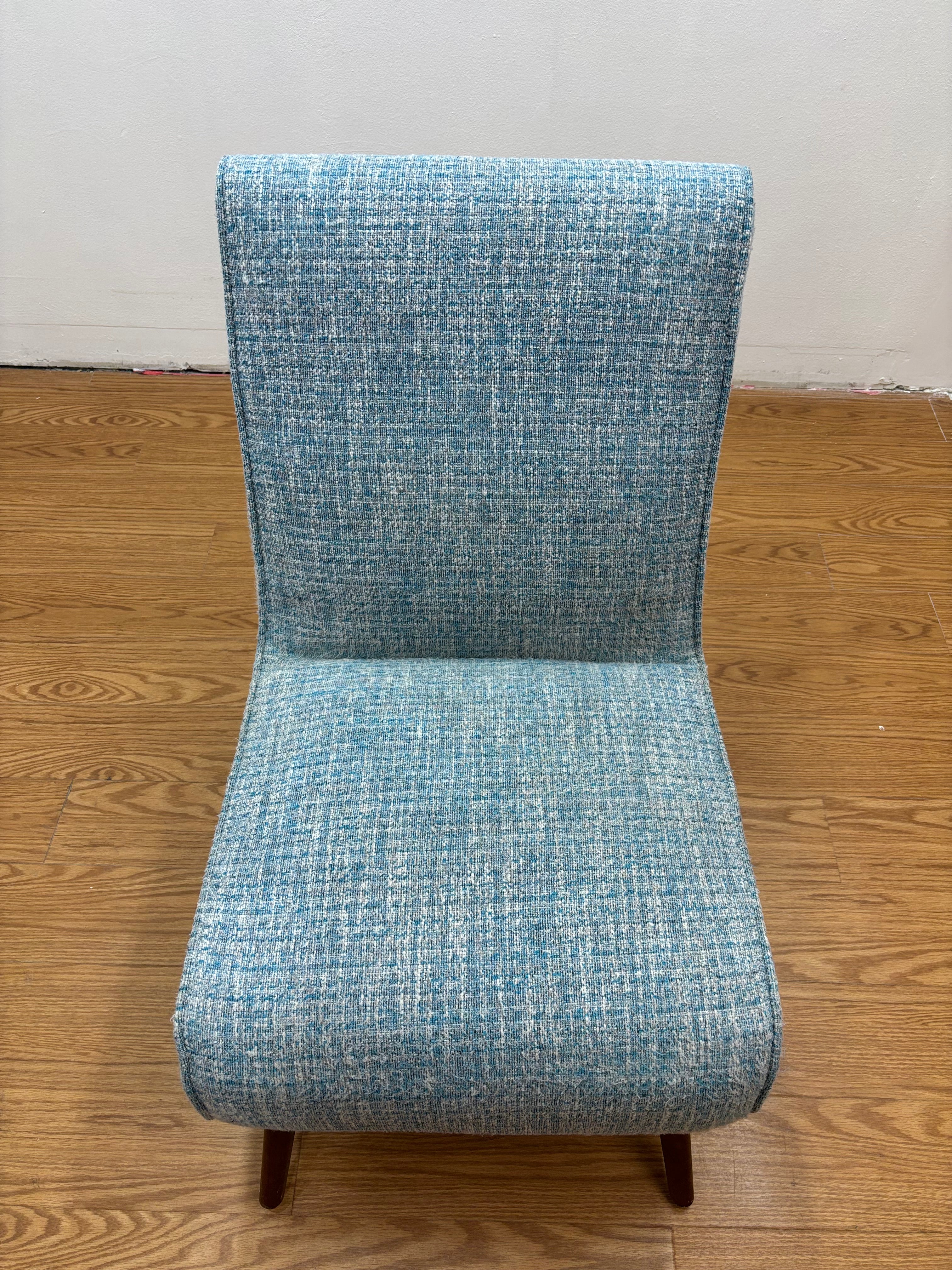 Blue Lounge Chair (2 available)
