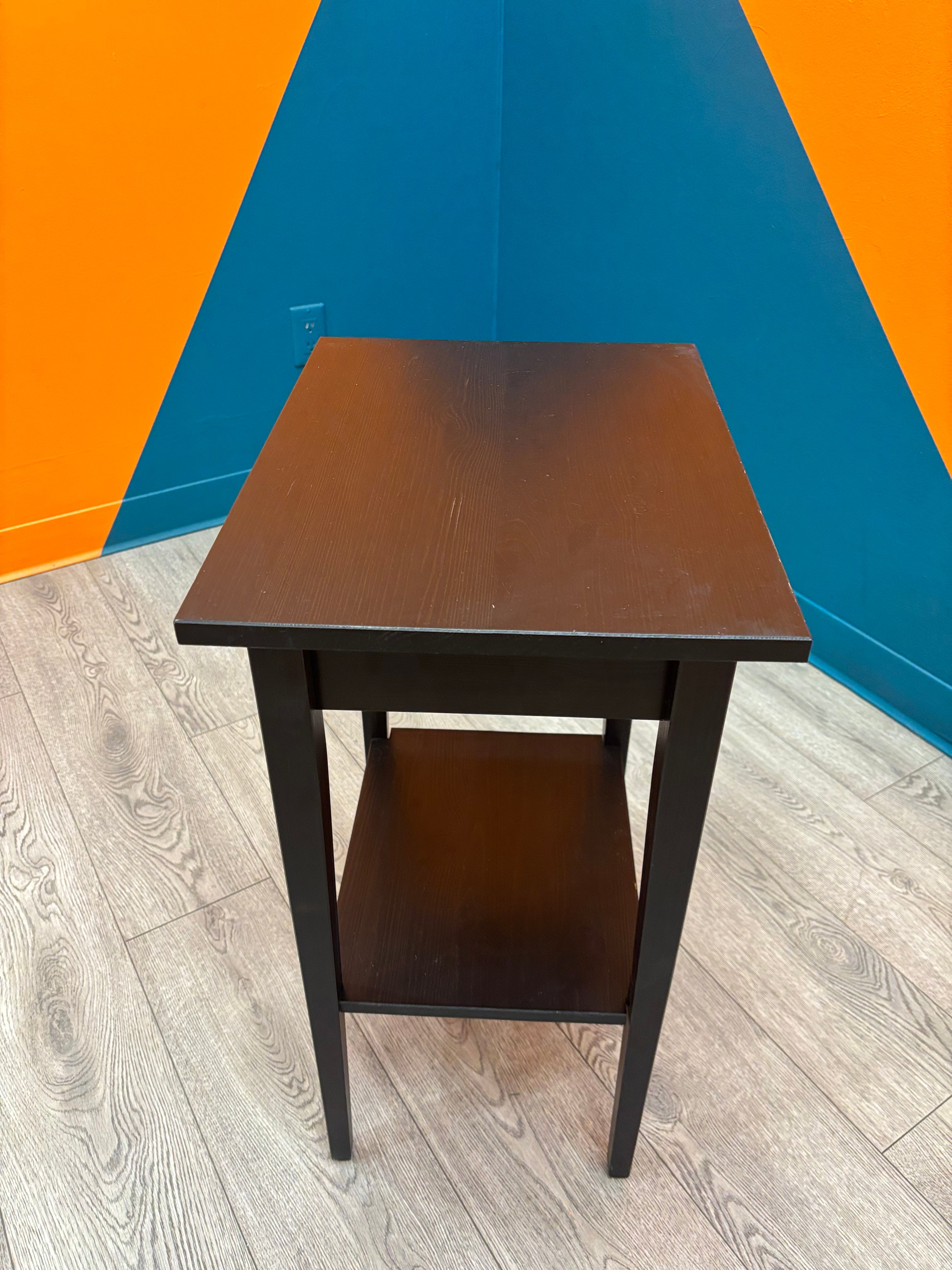 Square Black Side Table