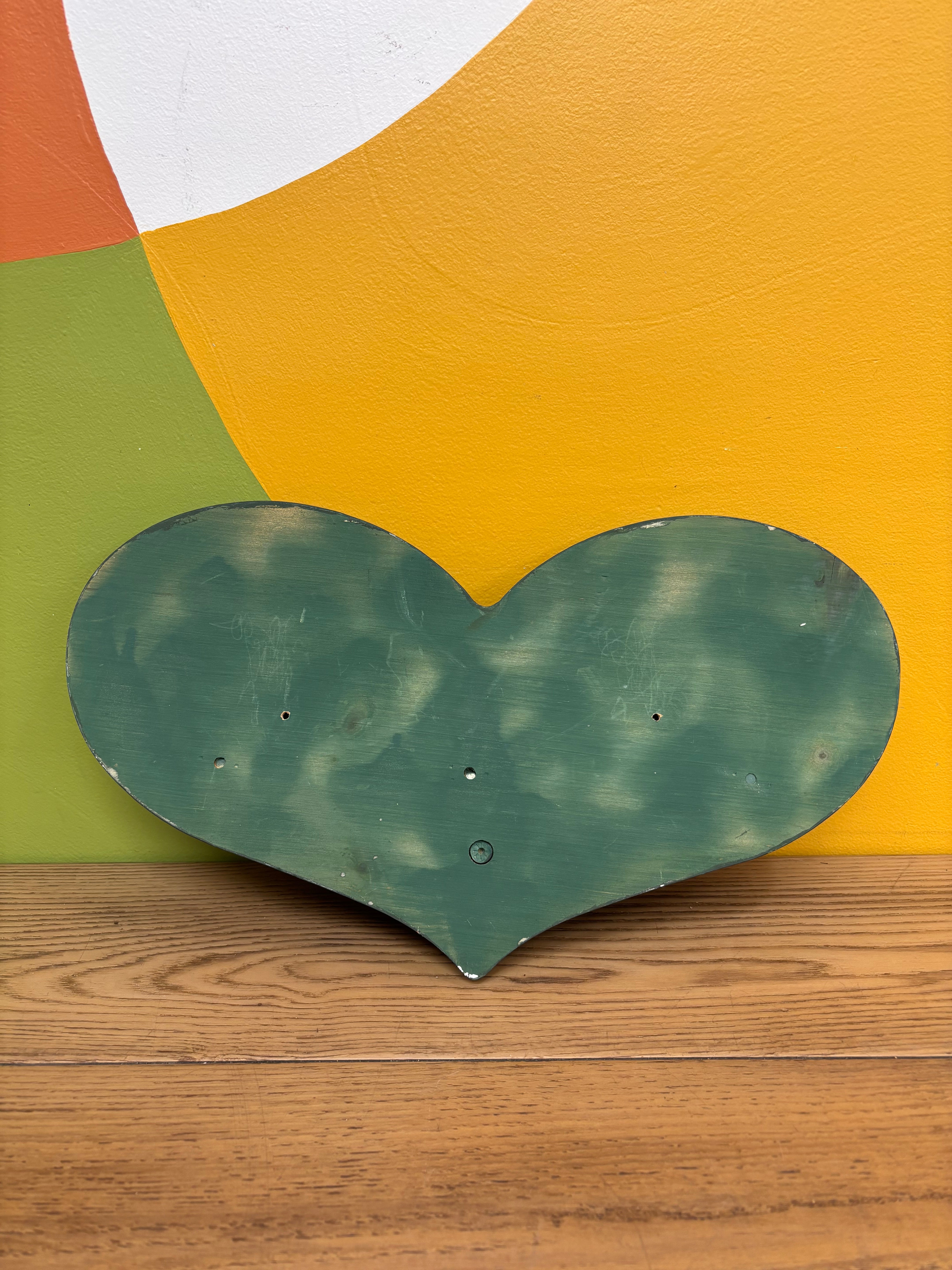Wood Heart Shelf