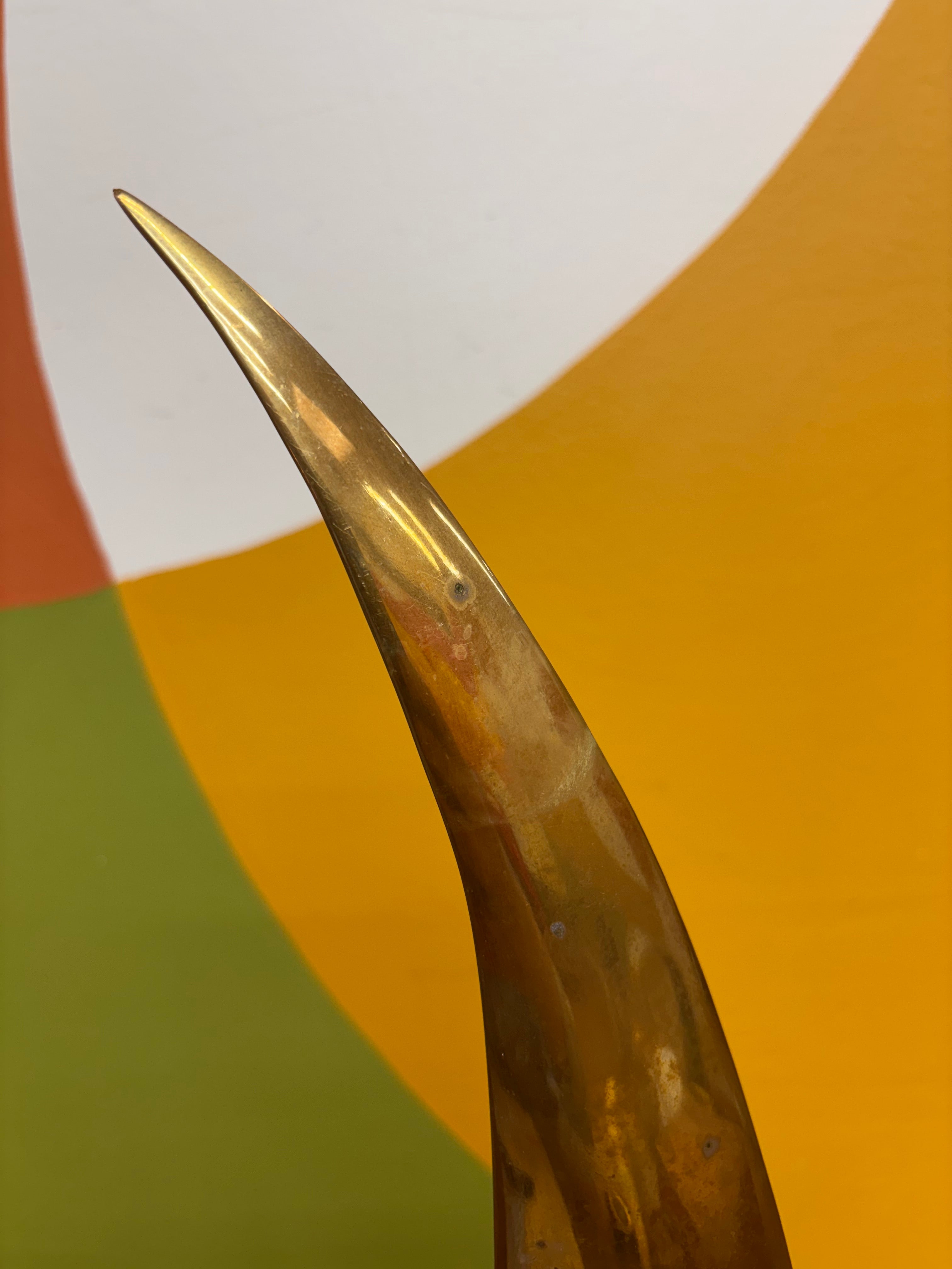 Set of 2 Brass Sailboats