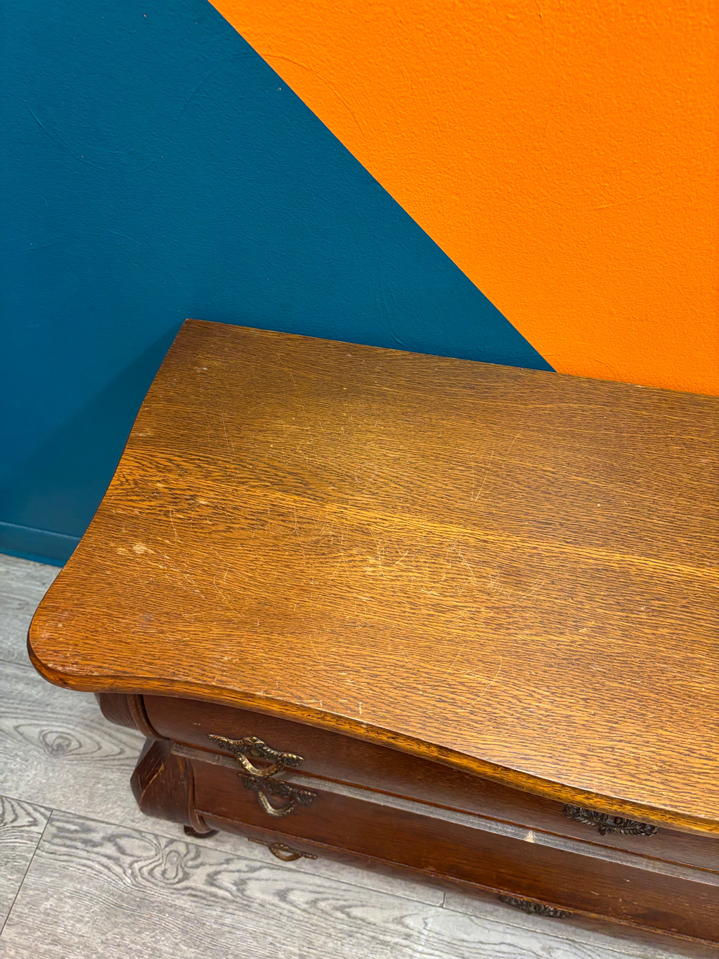 3 Drawer Wood Dresser