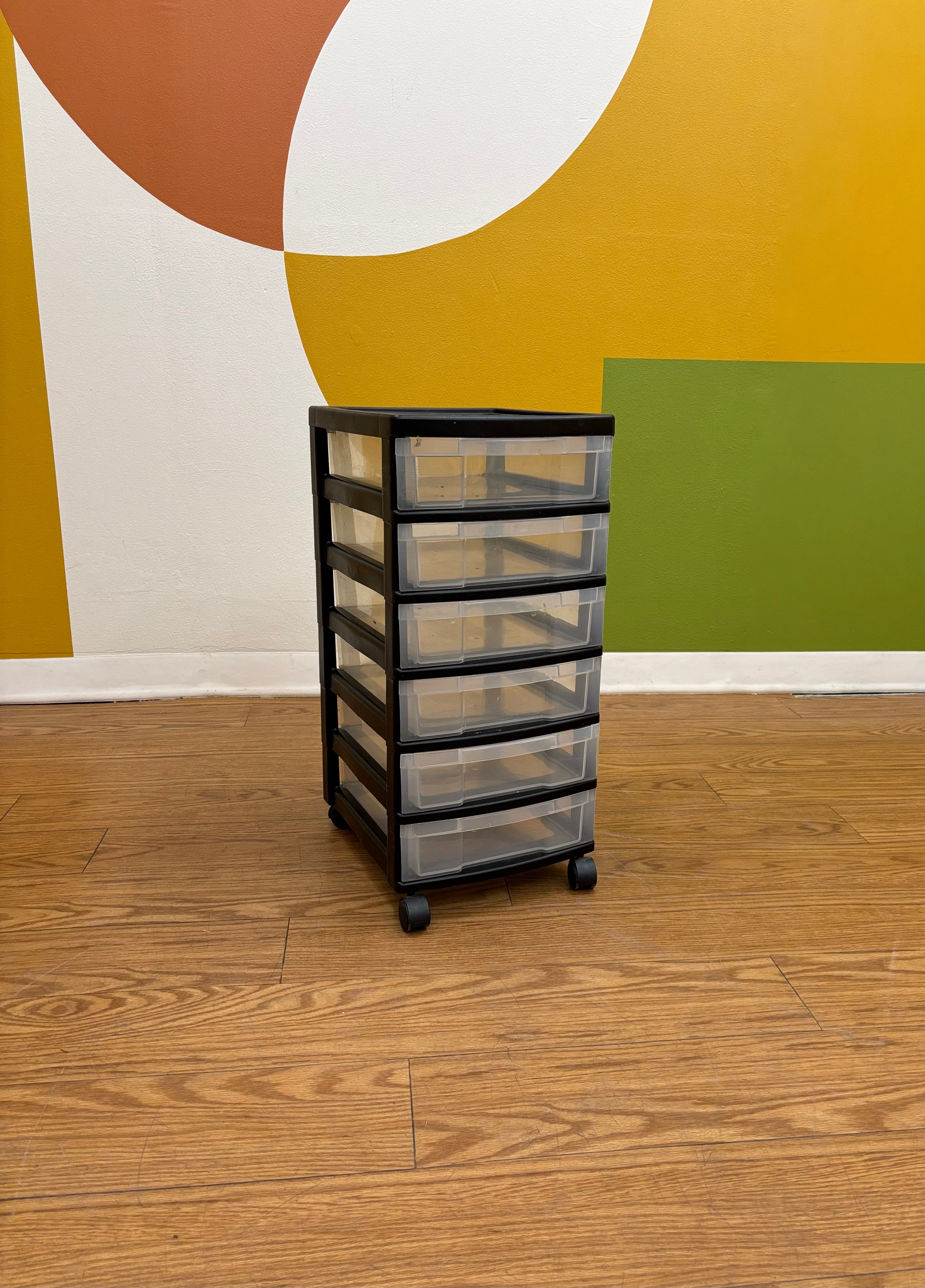 6 Drawer Rolling Cart (2 available)