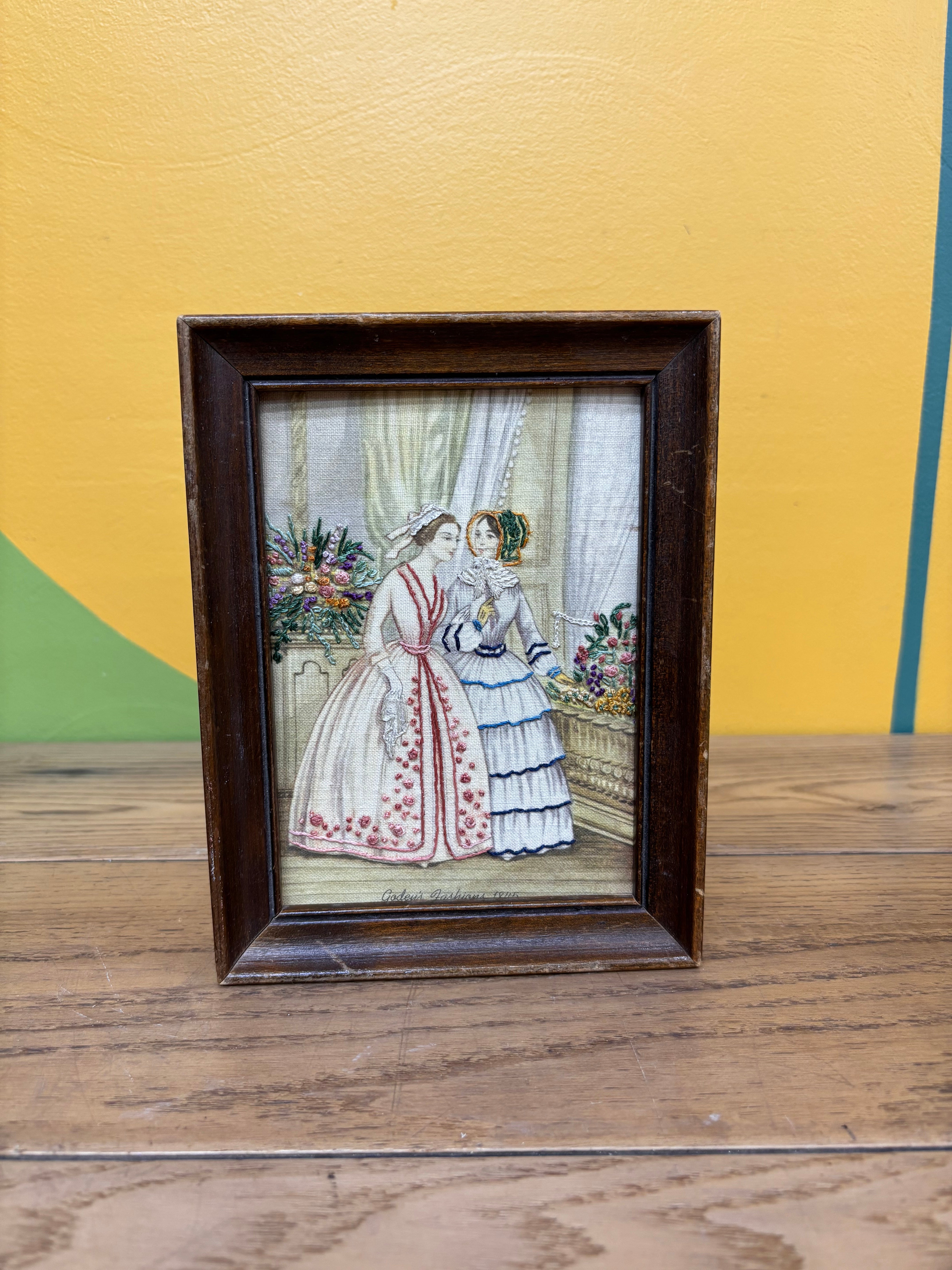 Small Framed Embroidered Art