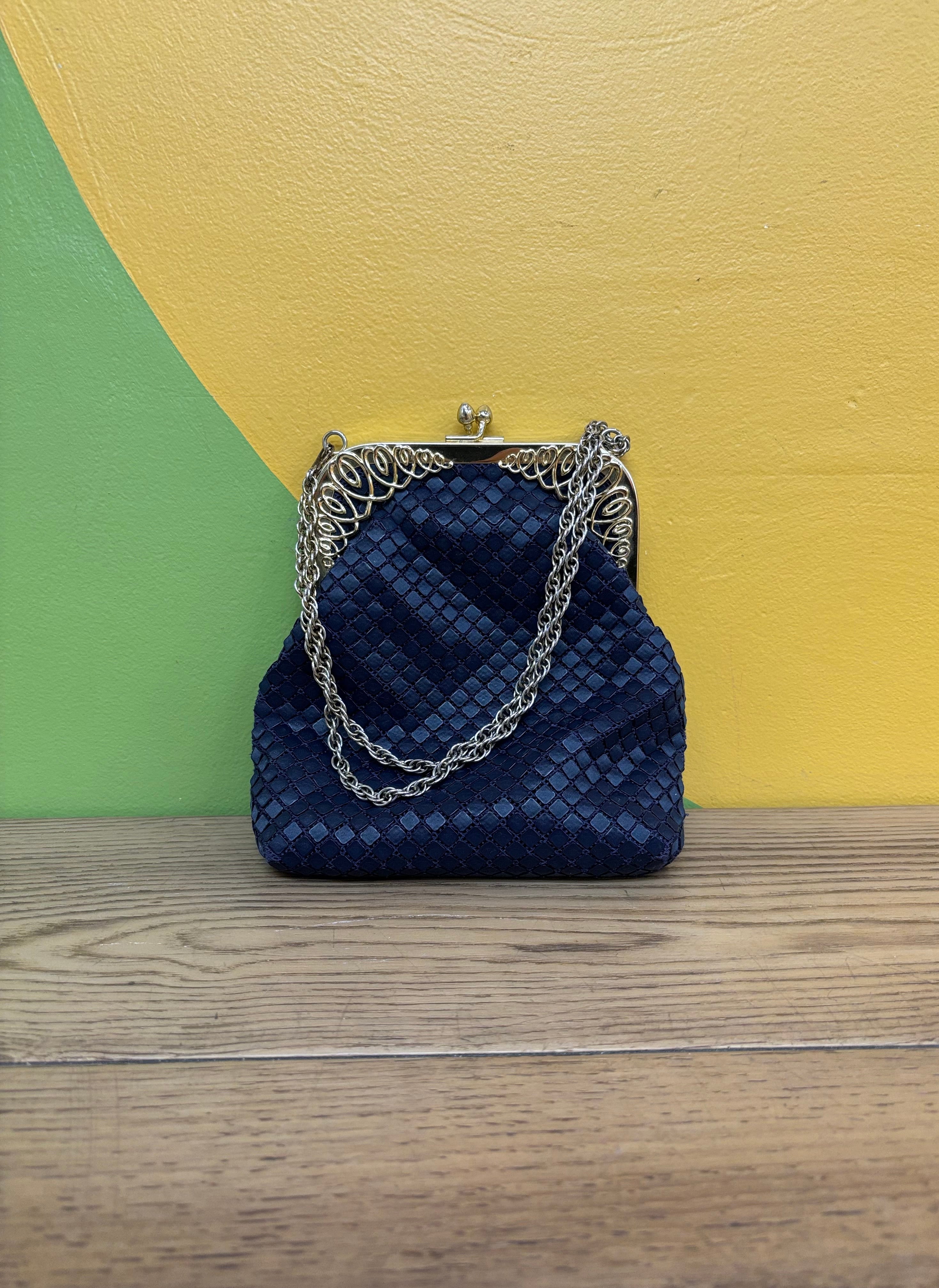 Navy Blue Clutch