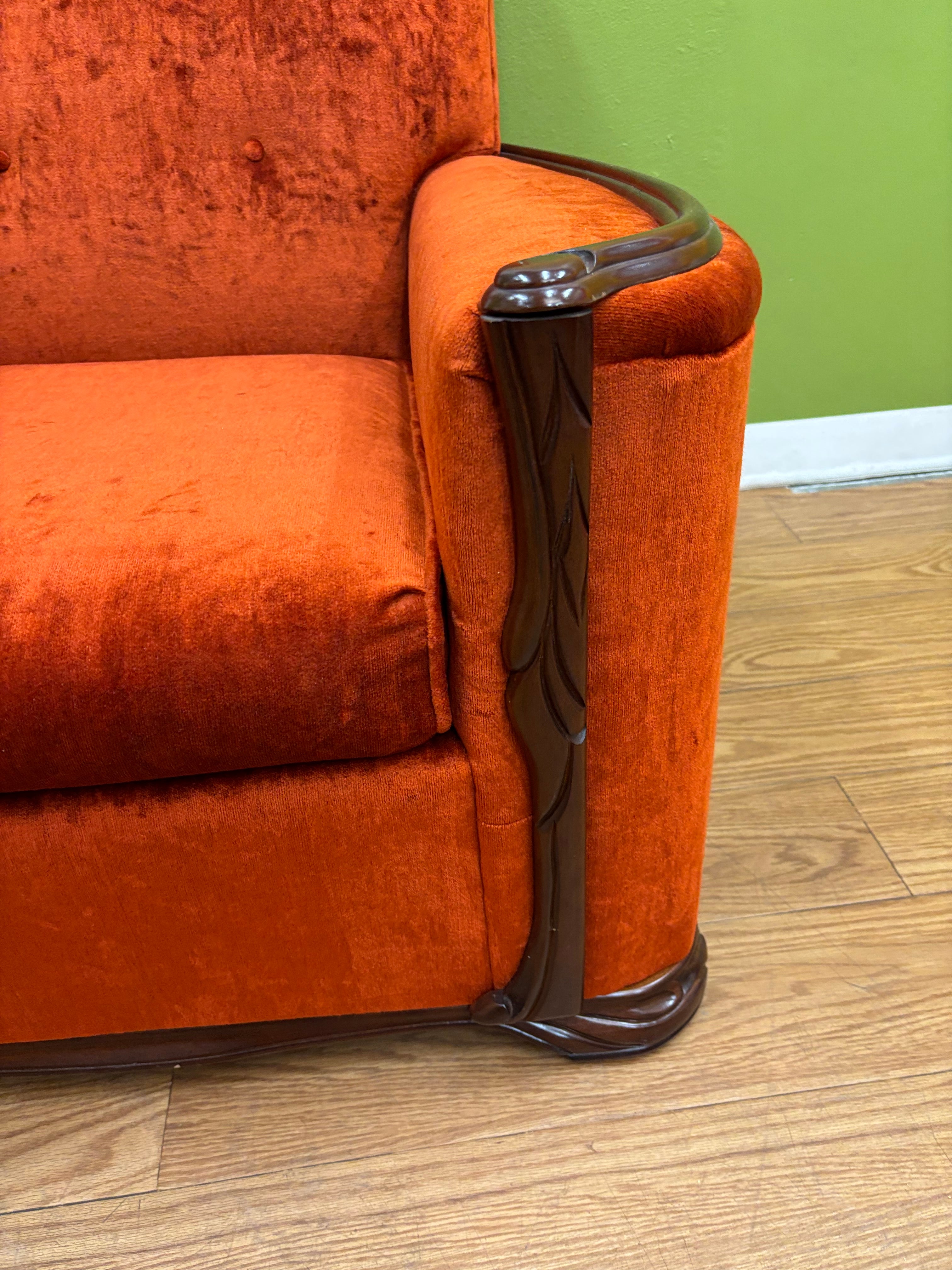 Orange Armchair
